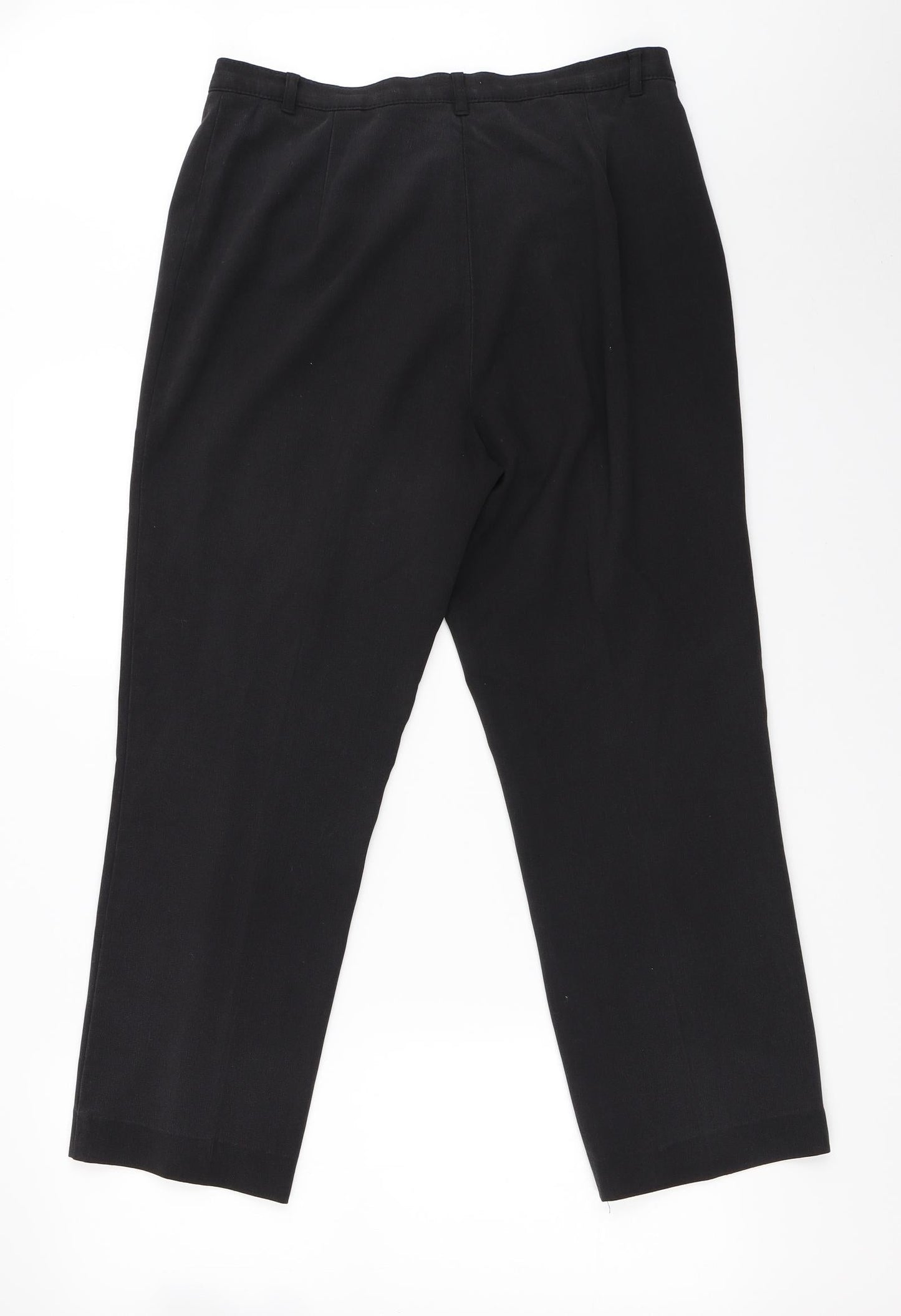 Marks and Spencer Womens Black   Trousers  Size 14 L25.5 in