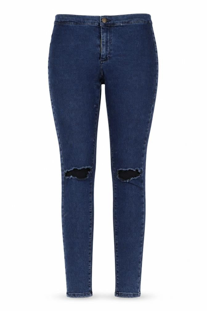 Topshop Womens Blue  Denim Skinny Jeans Size 28 in L32 in - Joni jeans