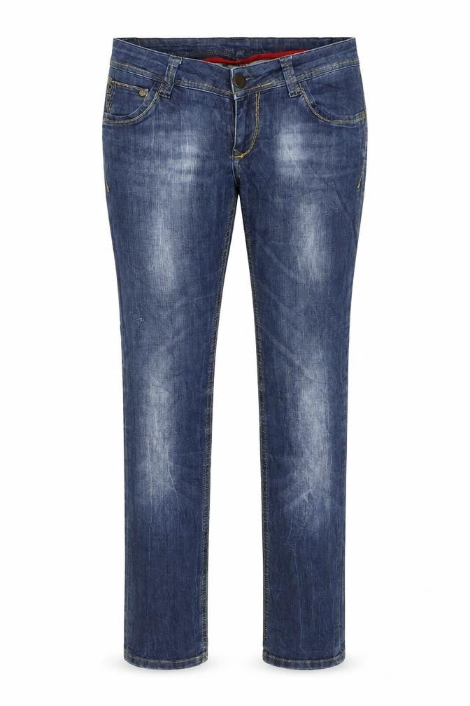 Cross Womens Blue  Denim Straight Jeans Size 26 in L32 in