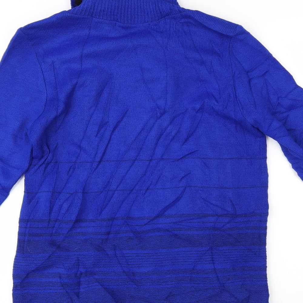 Envy Womens Blue   Pullover Jumper Size M
