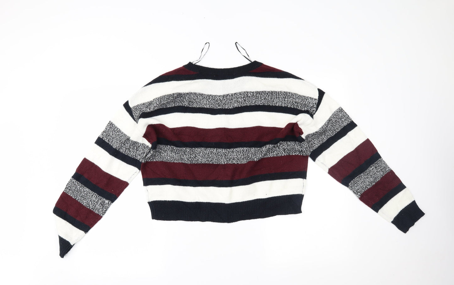 H&M Womens Multicoloured Striped  Pullover Jumper Size M