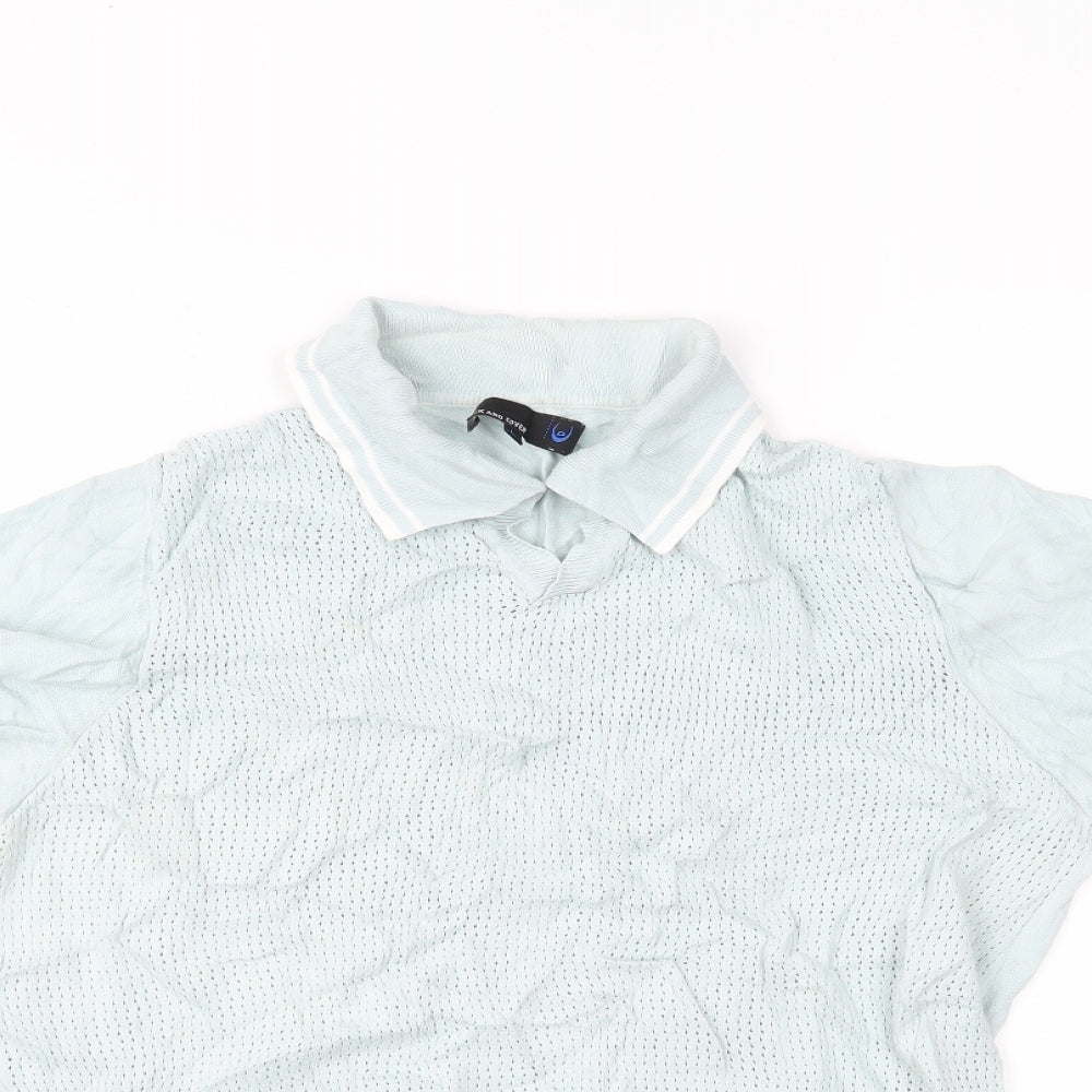 Duck & Cover Mens Green    Polo Size L