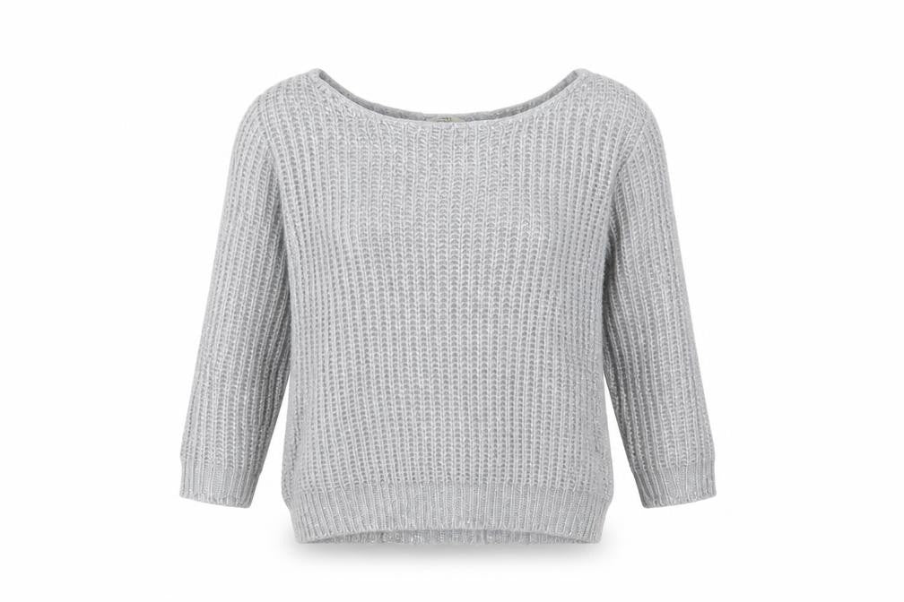 Oasis Womens Grey   Pullover Jumper Size S