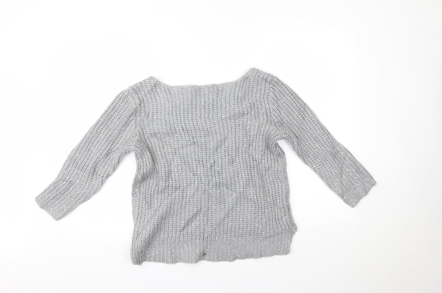 Oasis Womens Grey   Pullover Jumper Size S
