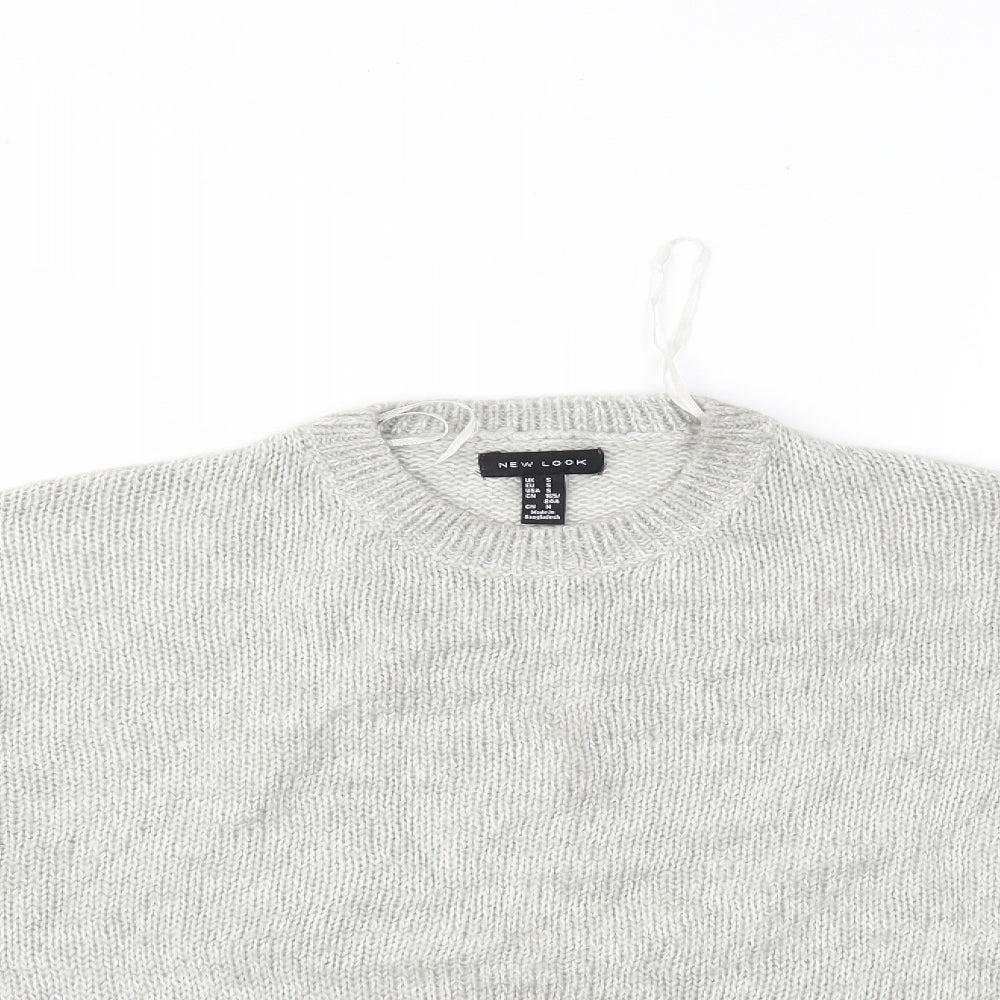 New Look Womens Grey   Pullover Jumper Size S