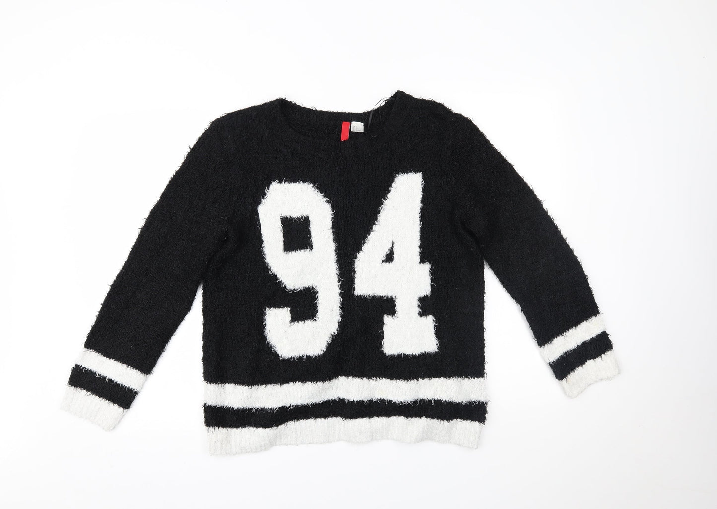 H&M Womens Black   Pullover Jumper Size XS