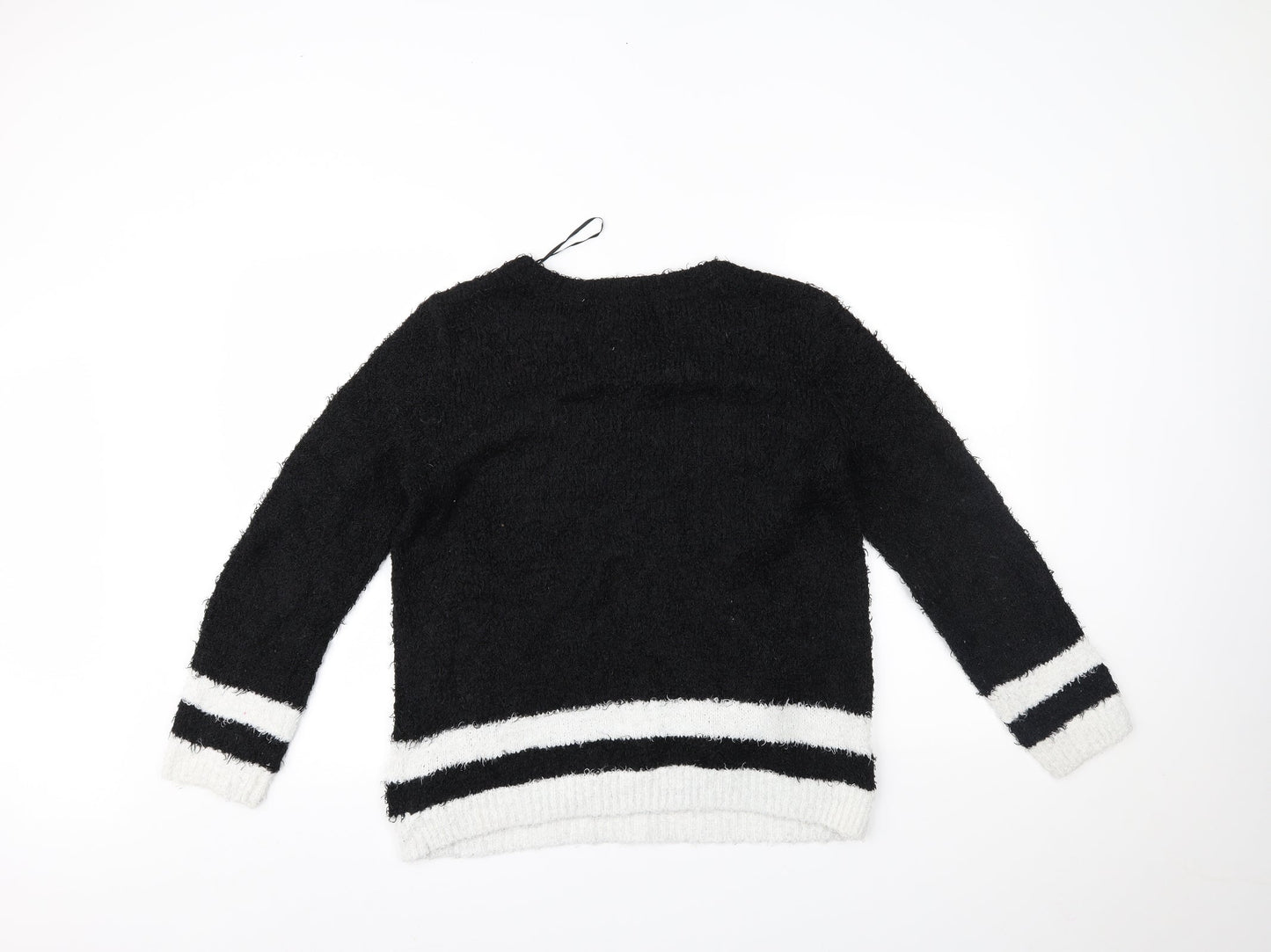H&M Womens Black   Pullover Jumper Size XS