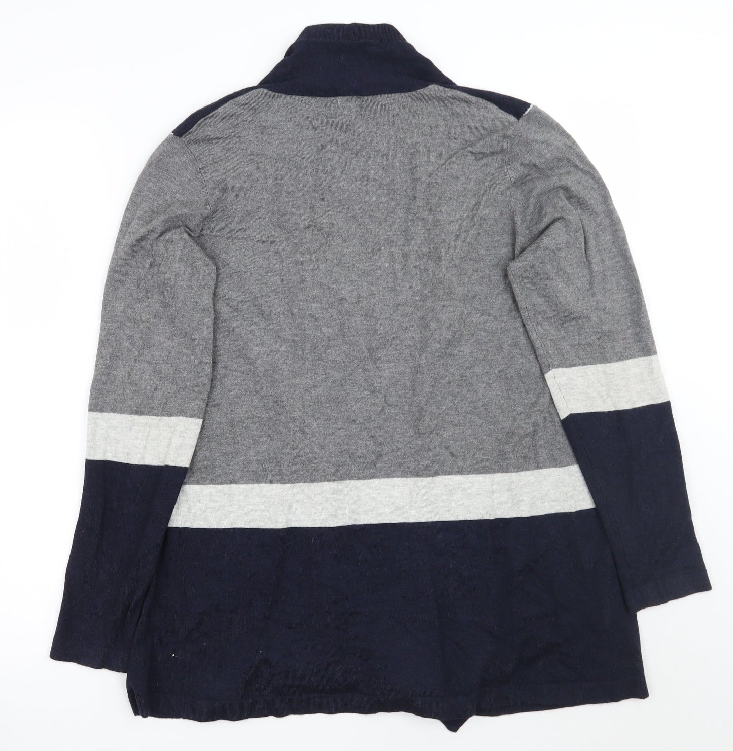 OVS Womens Grey Geometric  Cardigan Jumper Size S