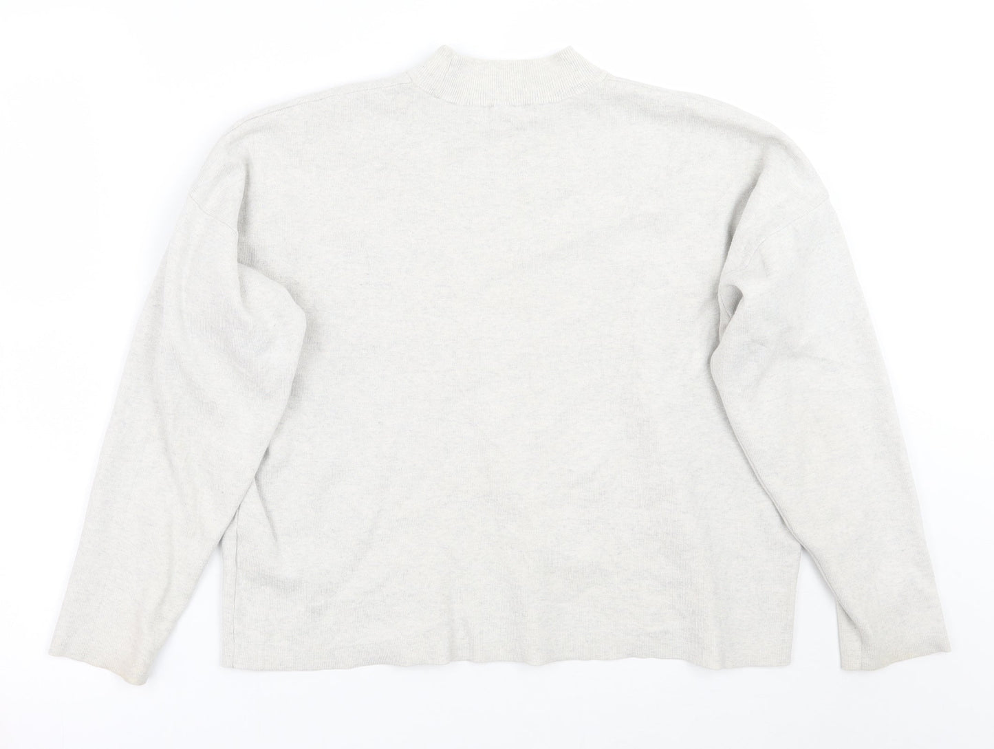 H&M Womens Grey   Pullover Jumper Size M