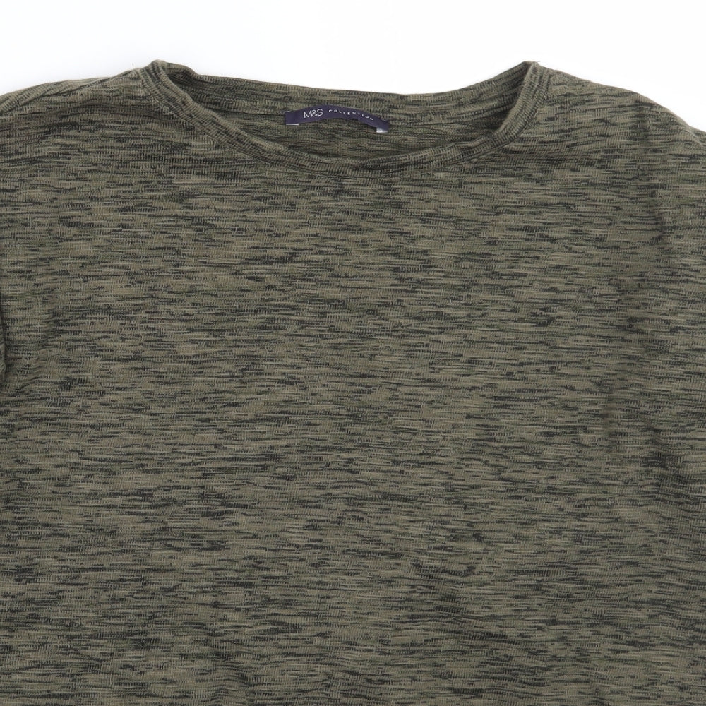 Marks and Spencer Womens Green   Pullover Jumper Size 14