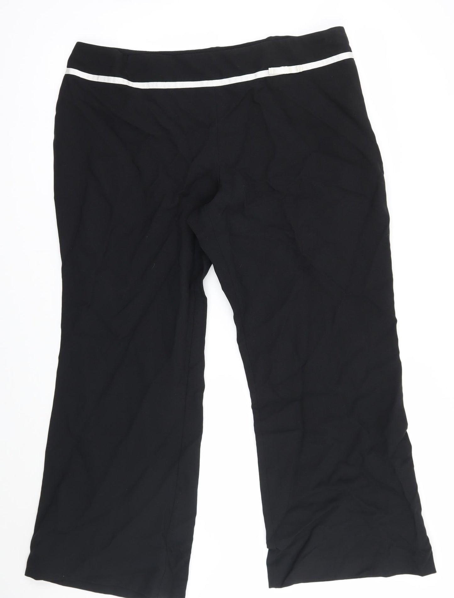 essence Womens Black   Trousers  Size 18 L25 in
