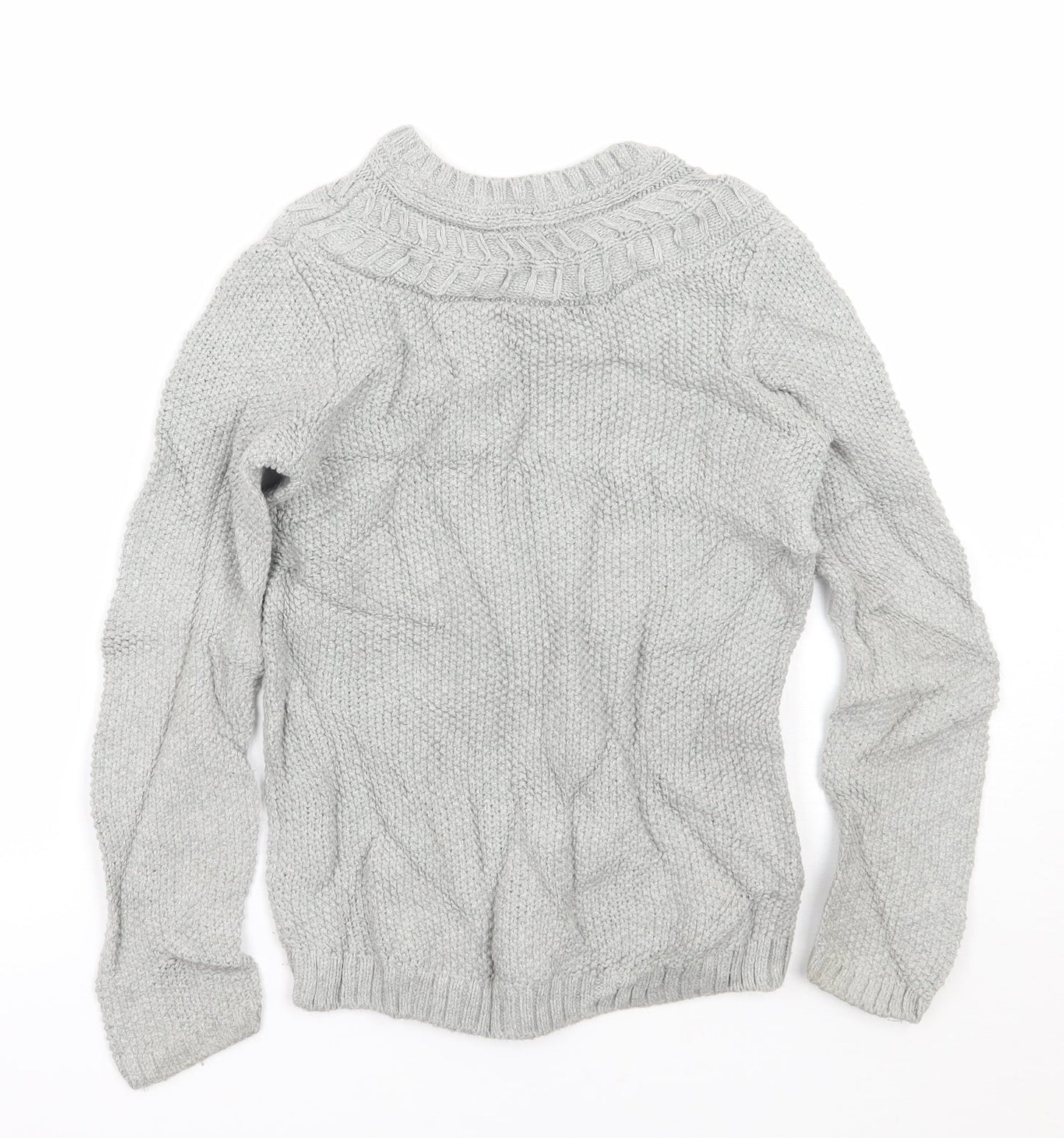 Gap Girls Grey   Pullover Jumper Size 8 Years