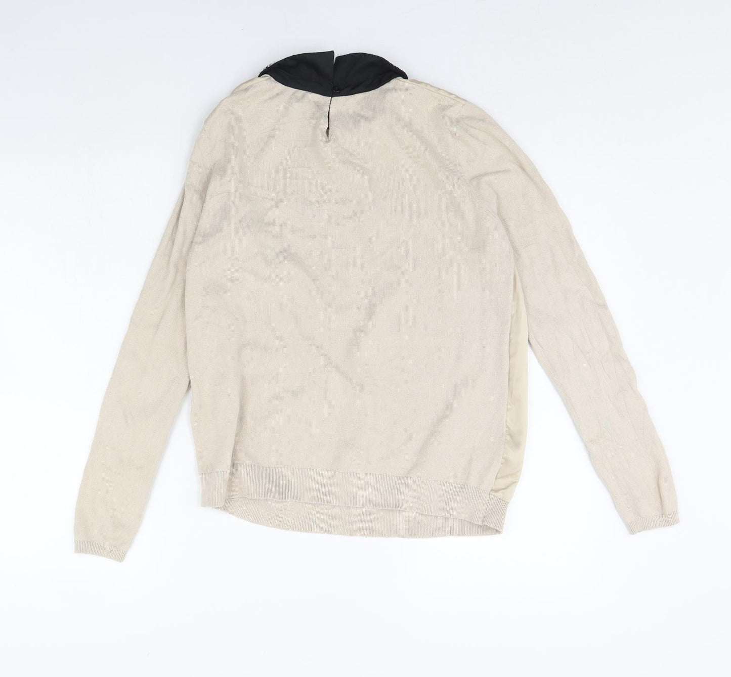 Warehouse Womens Beige   Pullover Jumper Size 12