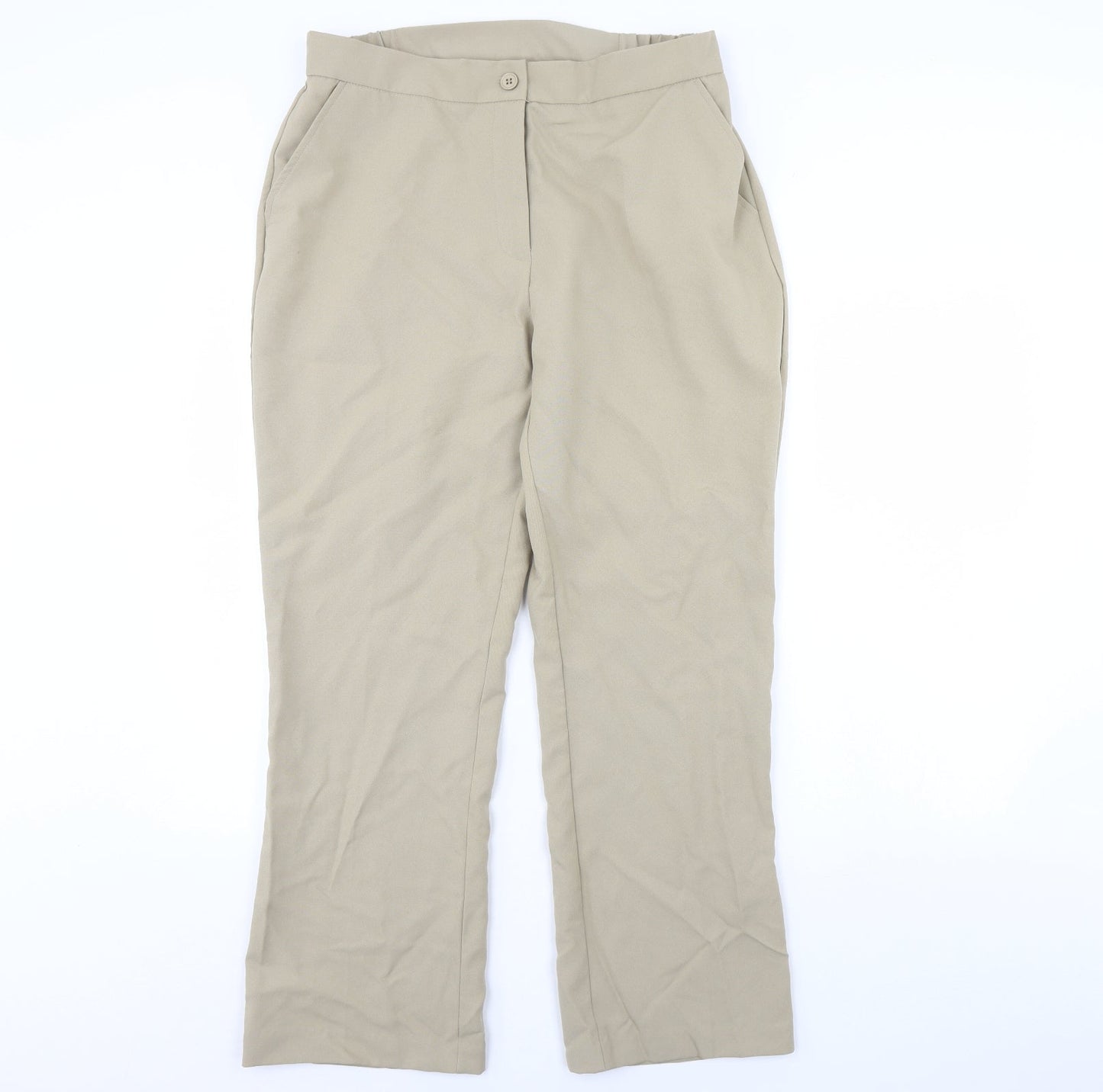 Preworn Womens Beige   Trousers  Size 18 L30 in