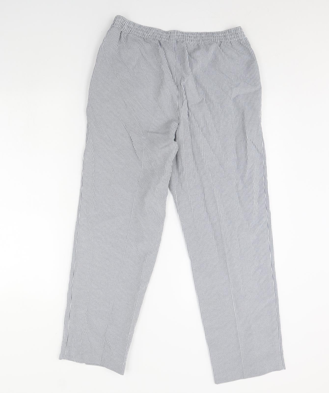 M&S Womens Blue   Trousers  Size 12 L29 in