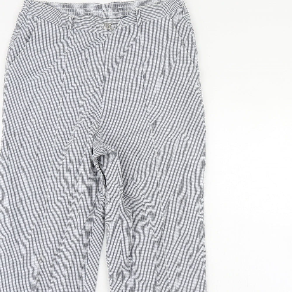 M&S Womens Blue   Trousers  Size 12 L29 in