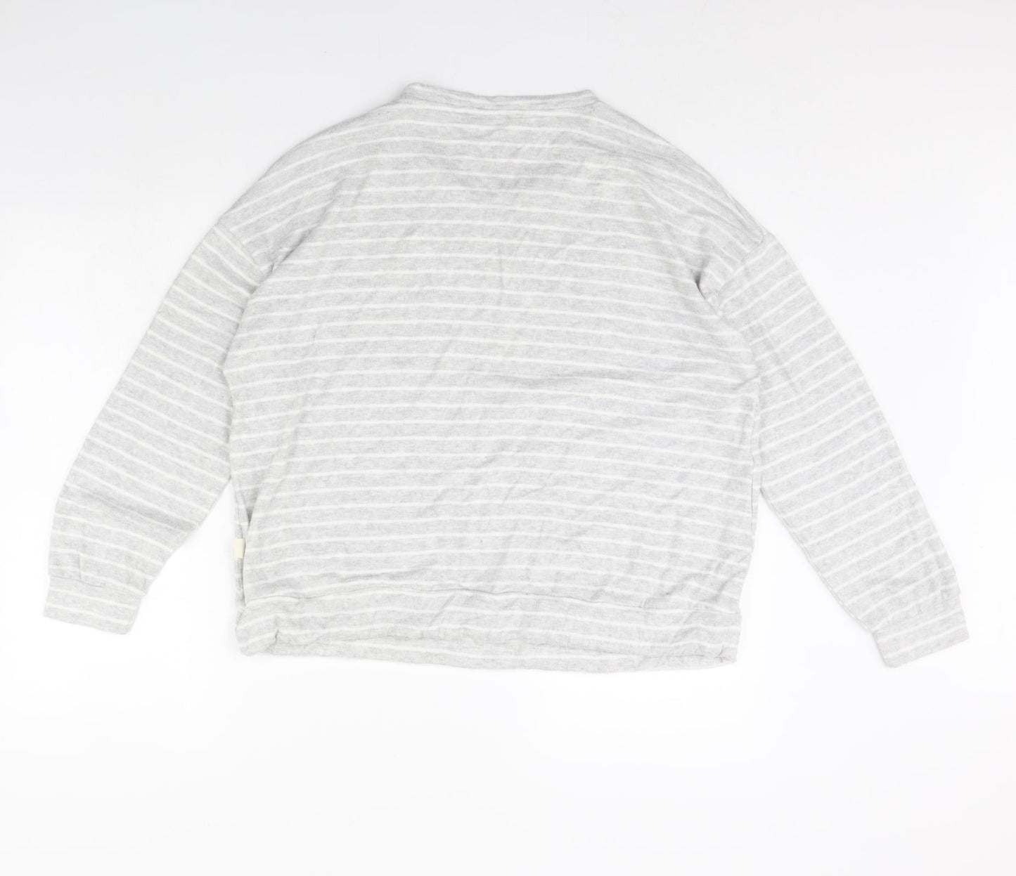 Primark Womens Grey Striped  Pullover Jumper Size 12