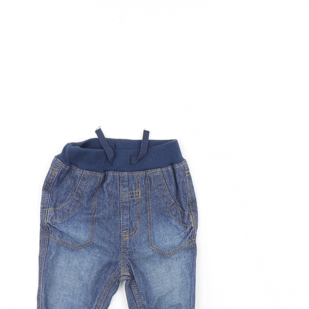 George Baby Blue  Denim Capri Jeans Size 3-6 Months