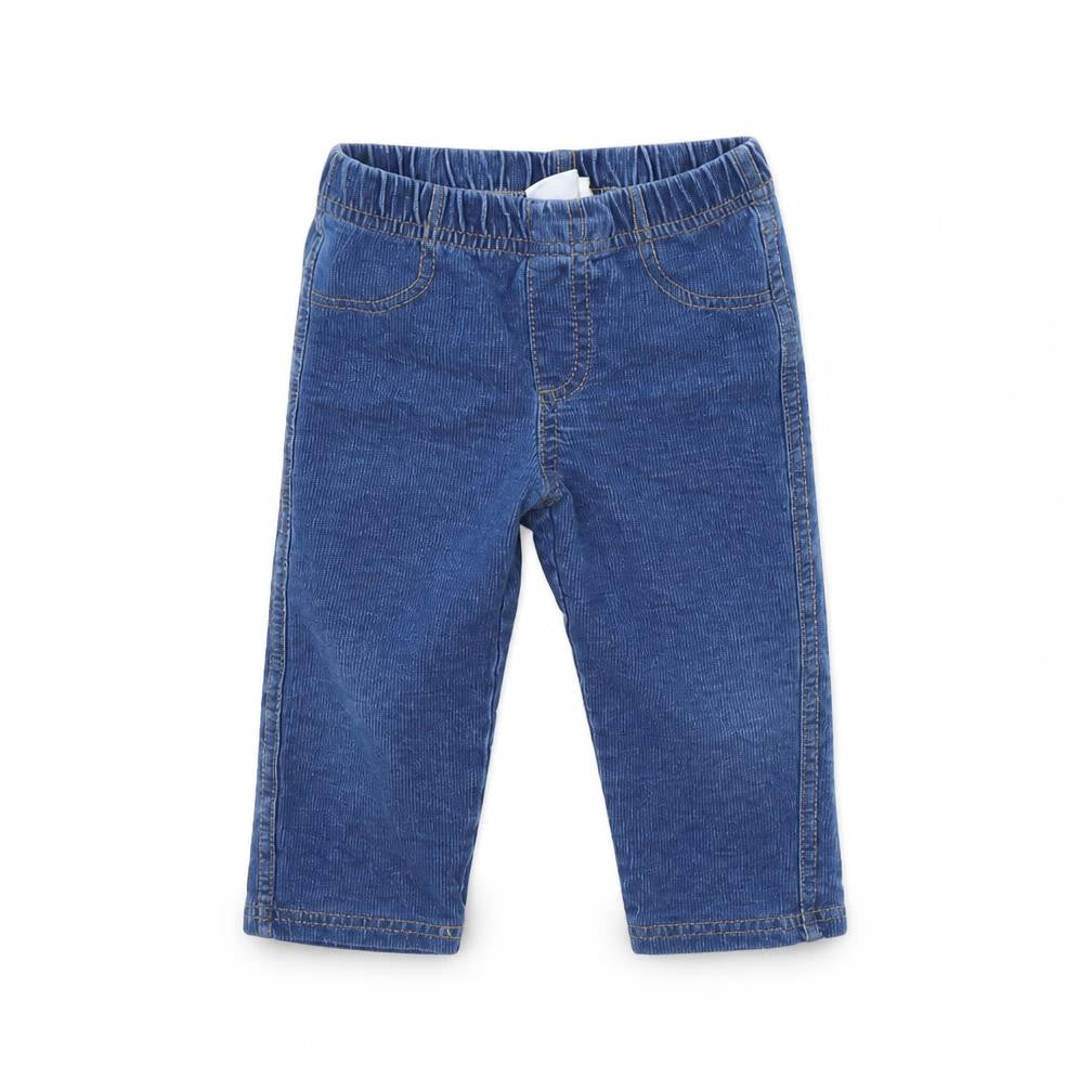Mini Club Girls Blue  Denim Capri Jeans Size 9 Months