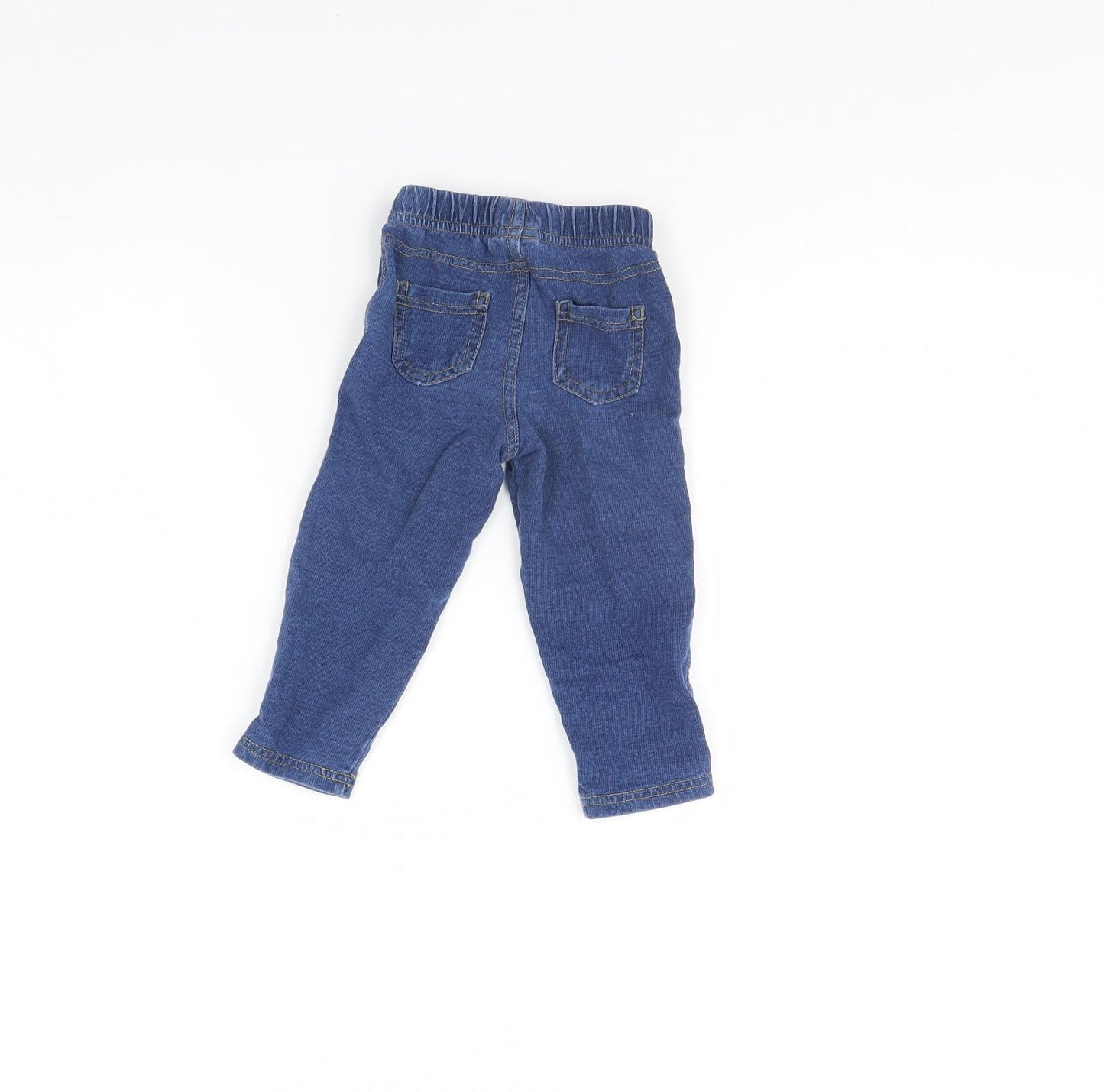 Mini Club Girls Blue  Denim Capri Jeans Size 9 Months