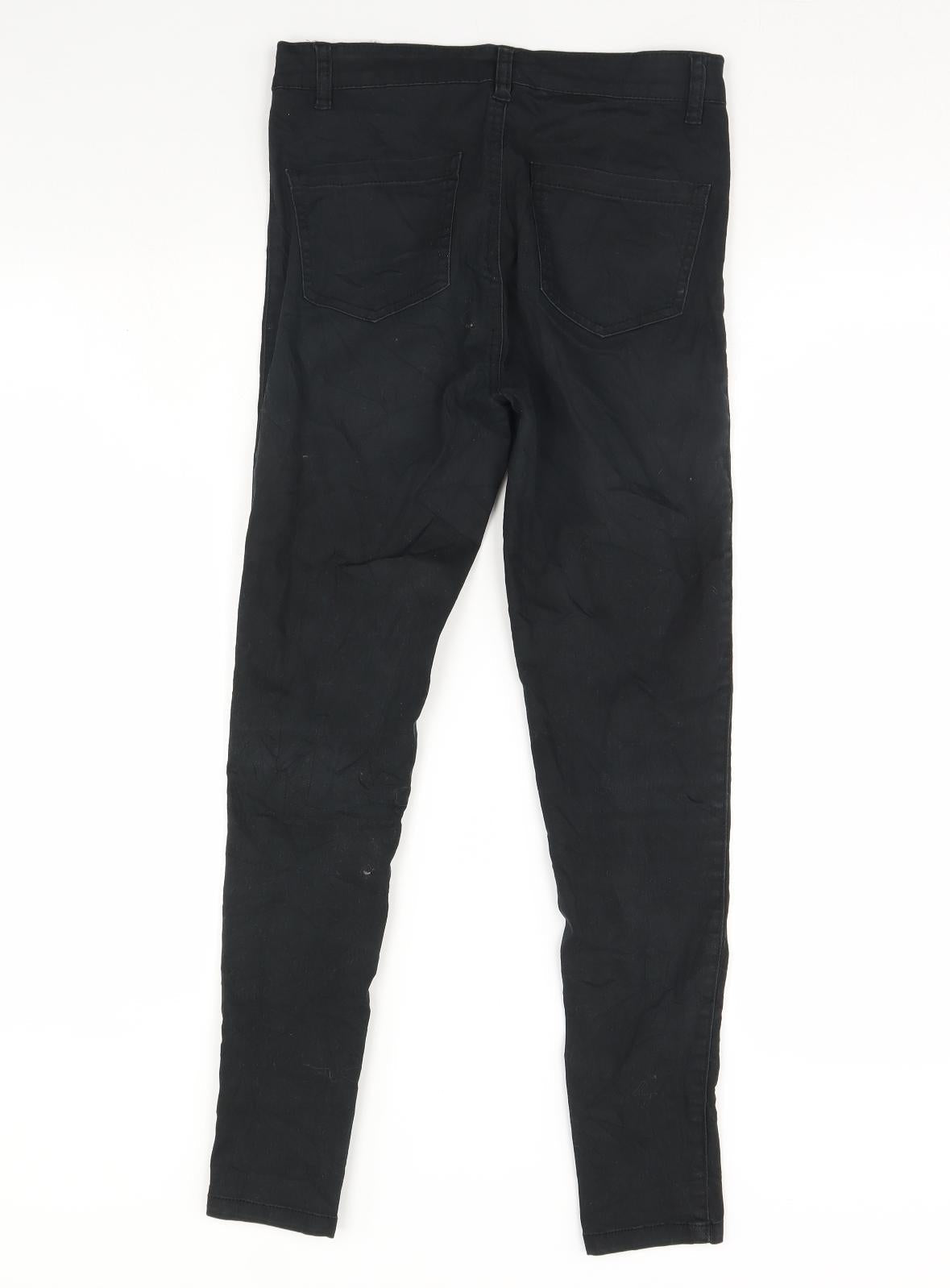 Diverse Womens Black  Denim Skinny Jeans Size 10 L29 in