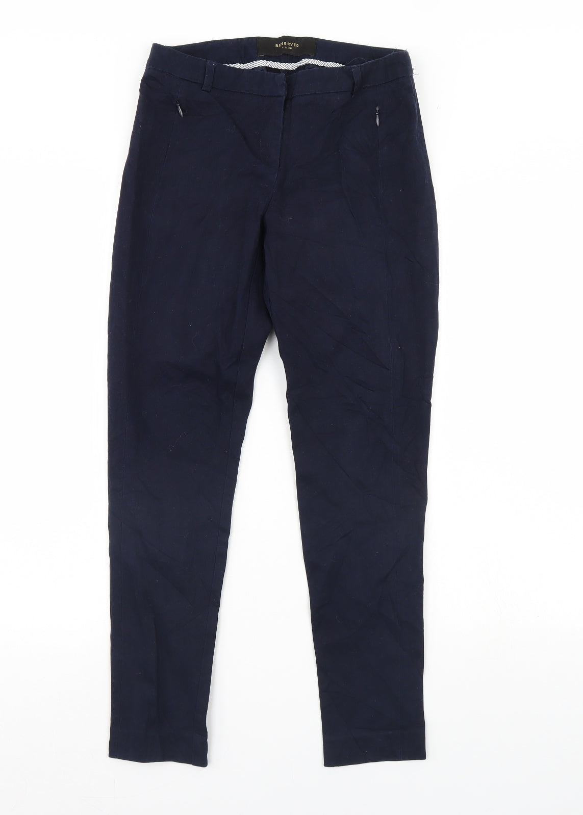 RESERVED Womens Blue   Dress Pants Trousers Size 8 L28 in