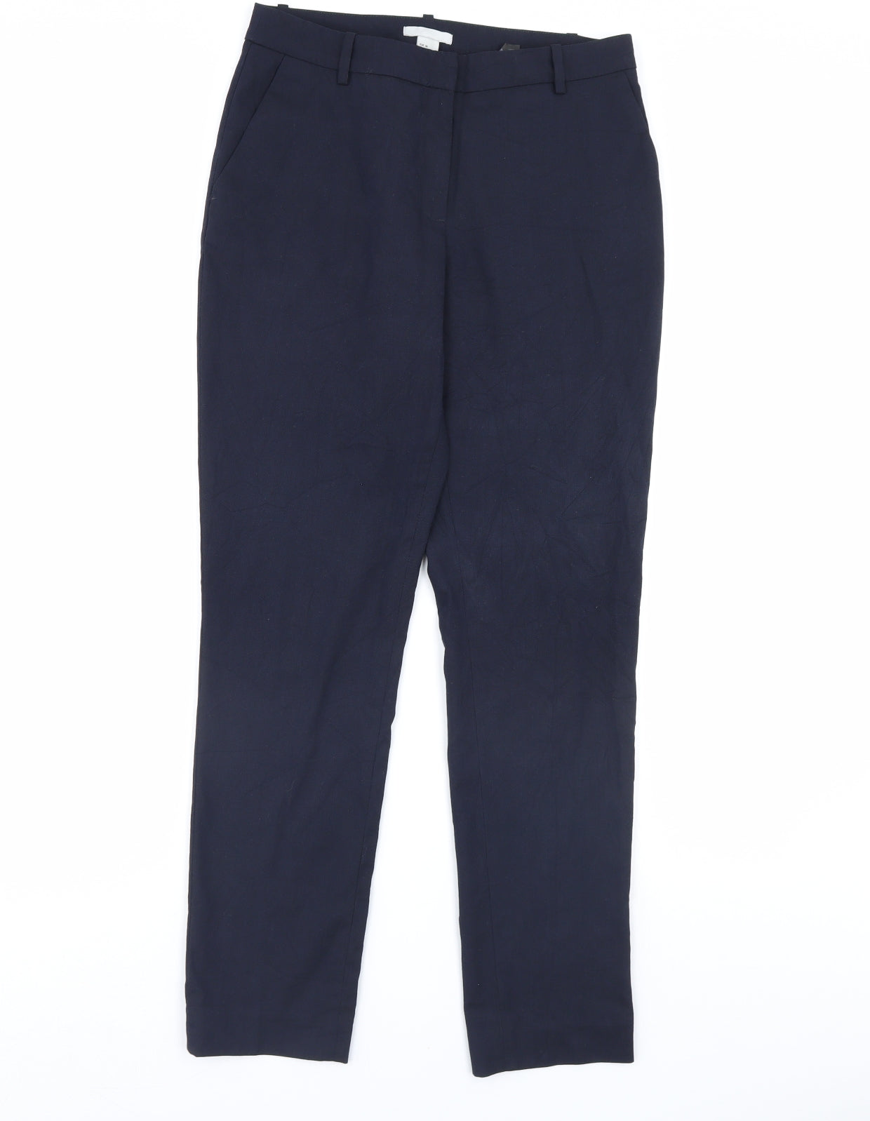 H&M Womens Blue   Dress Pants Trousers Size 6 L30 in
