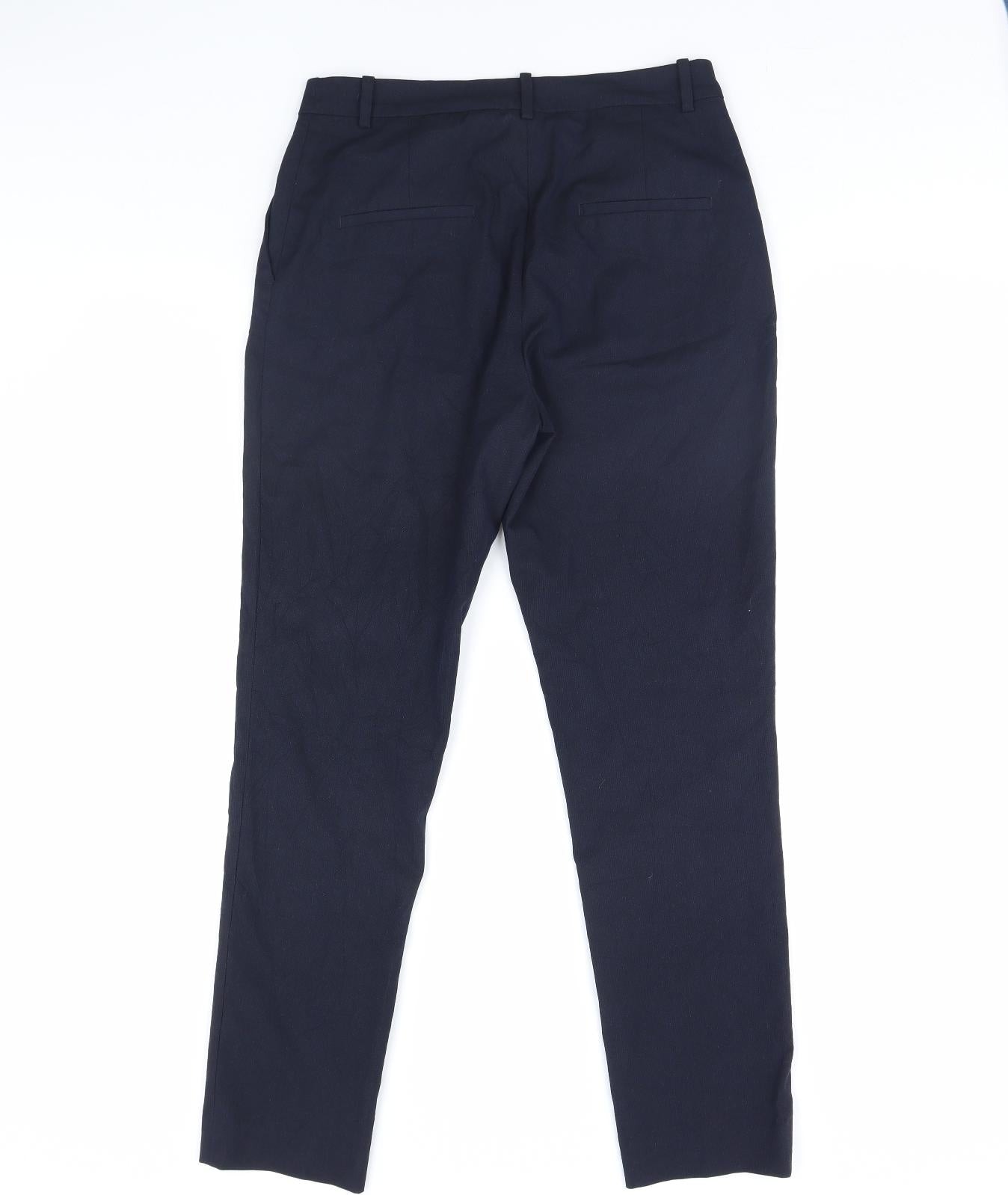 H&M Womens Blue   Dress Pants Trousers Size 6 L30 in