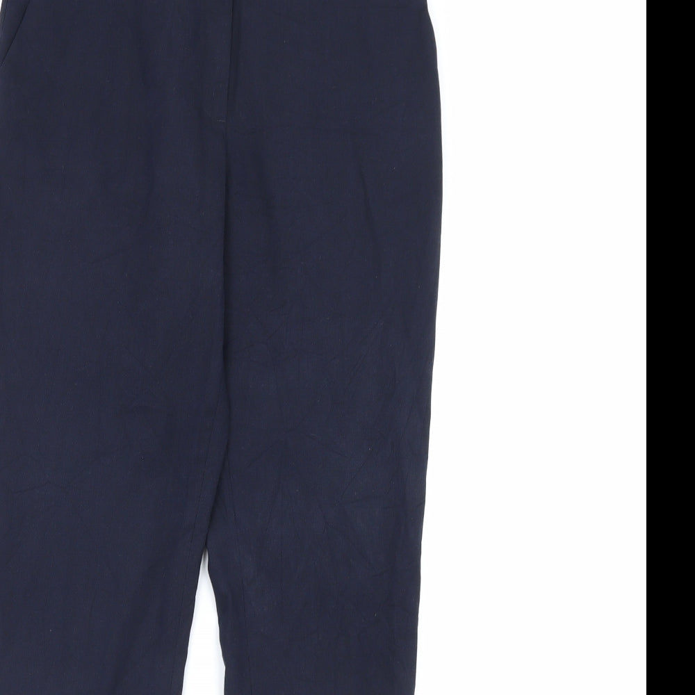 H&M Womens Blue   Dress Pants Trousers Size 6 L30 in