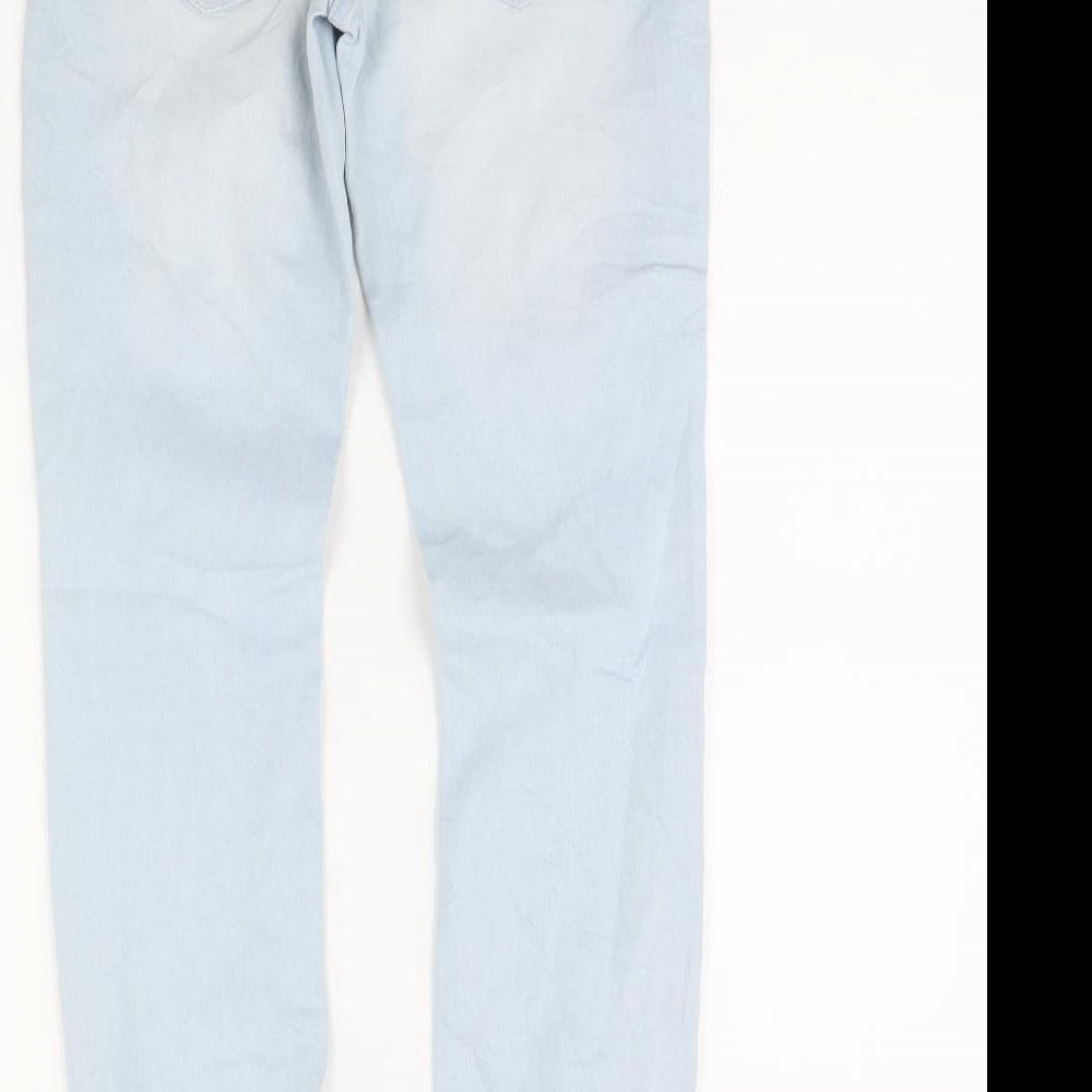 Preworn Womens Blue  Denim Skinny Jeans Size 26 in L29 in