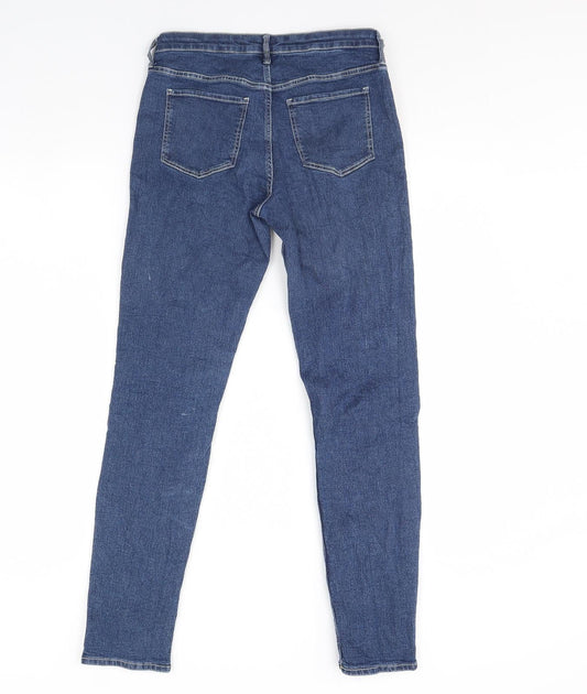 Preworn Girls Blue  Denim Skinny Jeans Size 14 Years