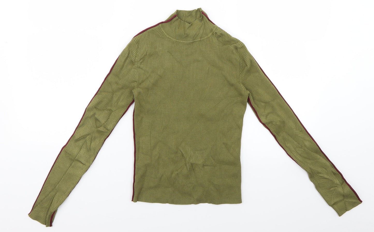 Zara Womens Green  Knit Pullover Jumper Size 6