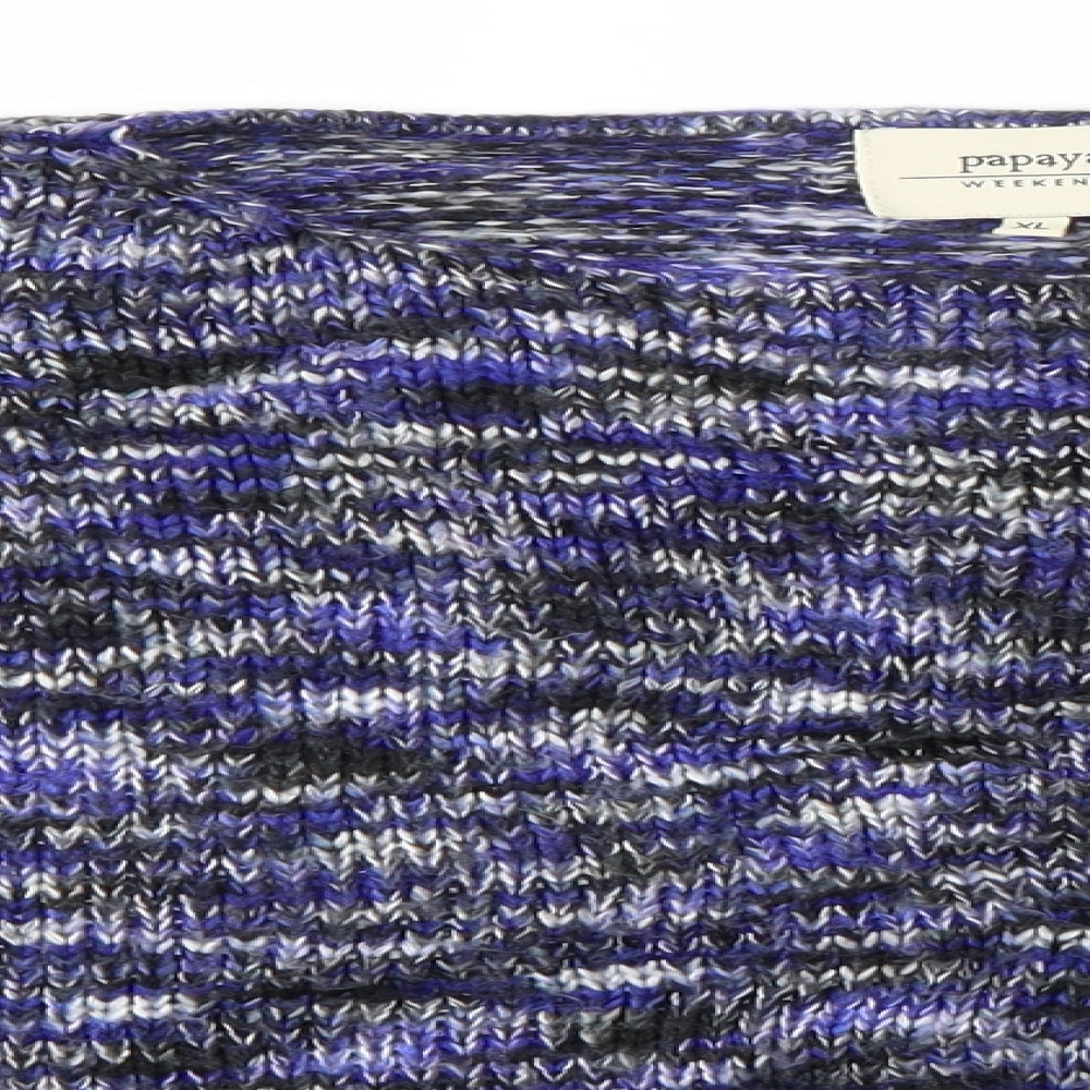 Papaya Womens Blue   Pullover Jumper Size XL