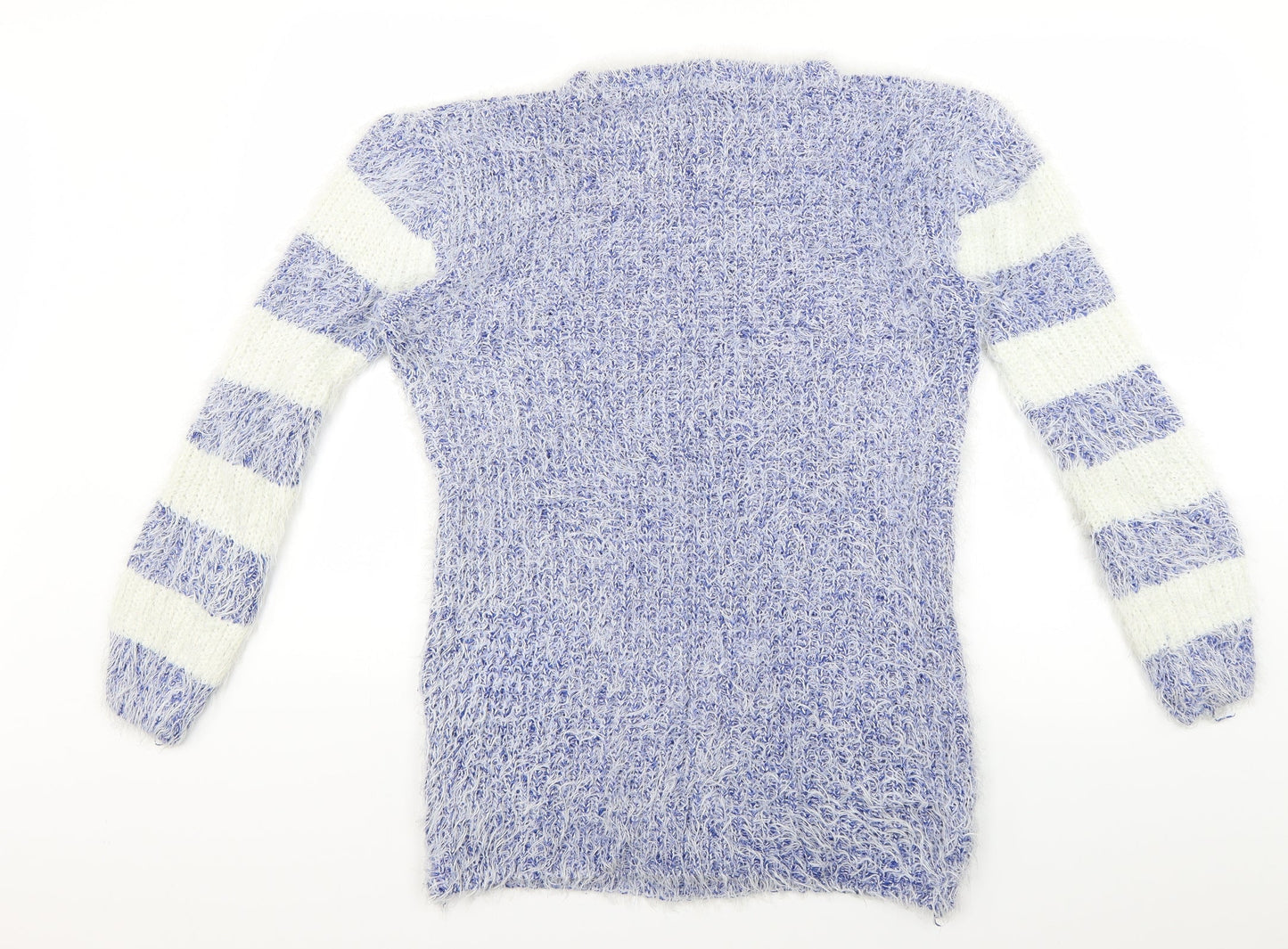 buisdaei Womens Blue   Pullover Jumper Size XL