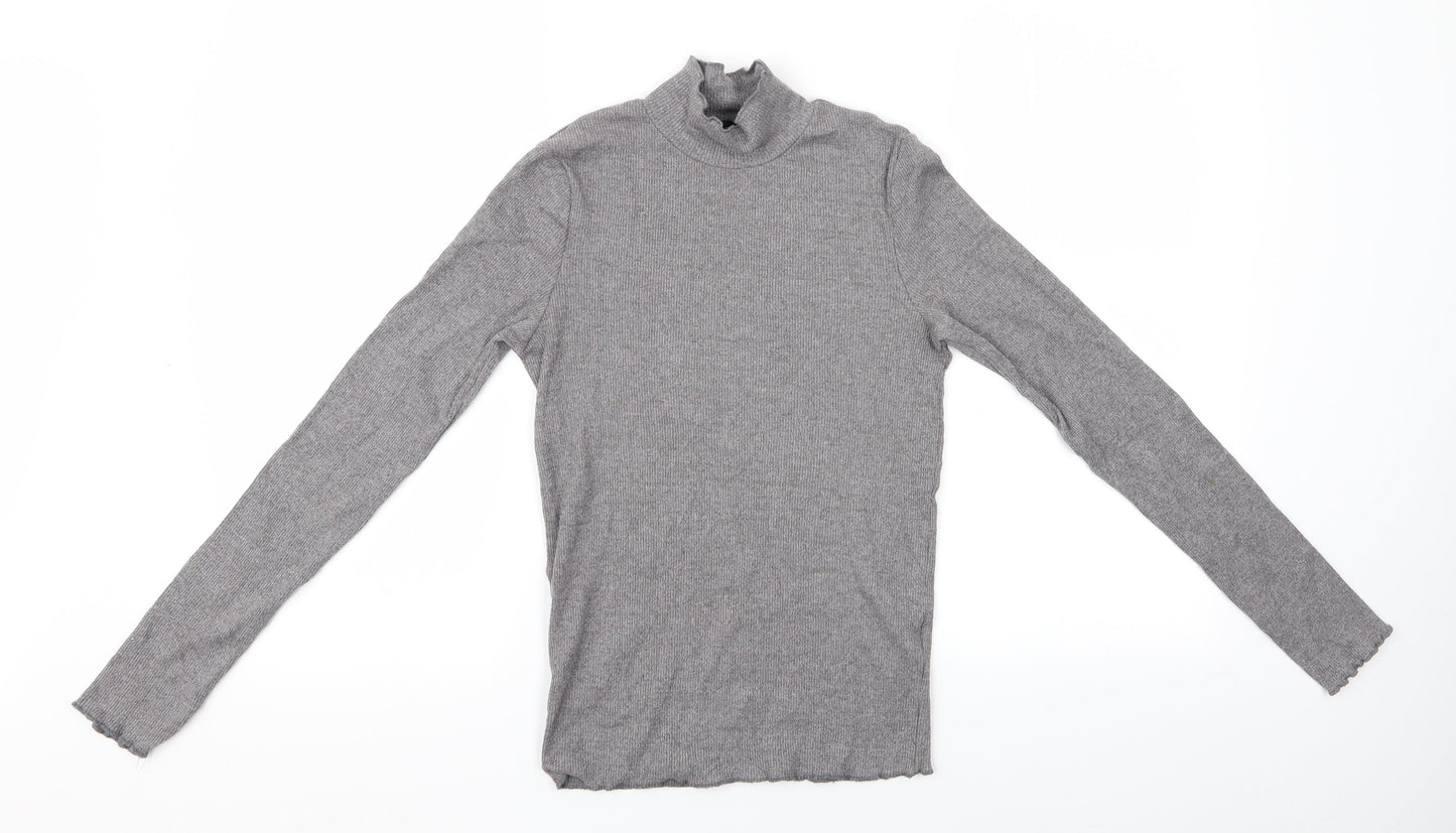 Topshop Womens Grey   Pullover Jumper Size 10  - Topshop