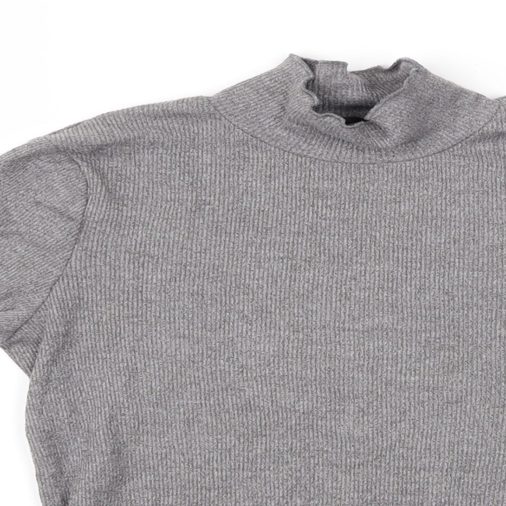 Topshop Womens Grey   Pullover Jumper Size 10  - Topshop