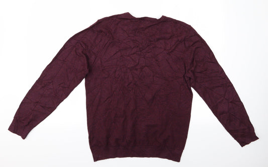 NEXT Mens Purple   Pullover Jumper Size M  - Next Jumper