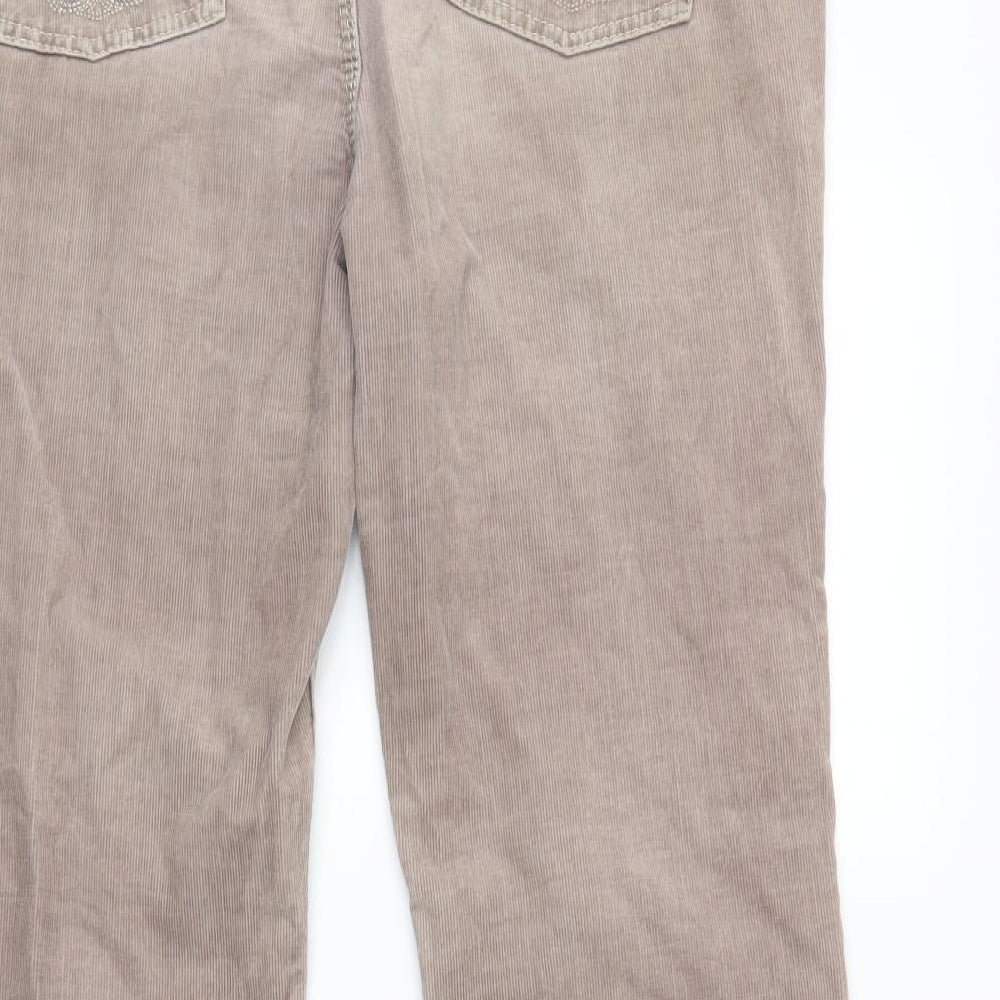 M&S Womens Purple   Straight Jeans Size M L30 in
