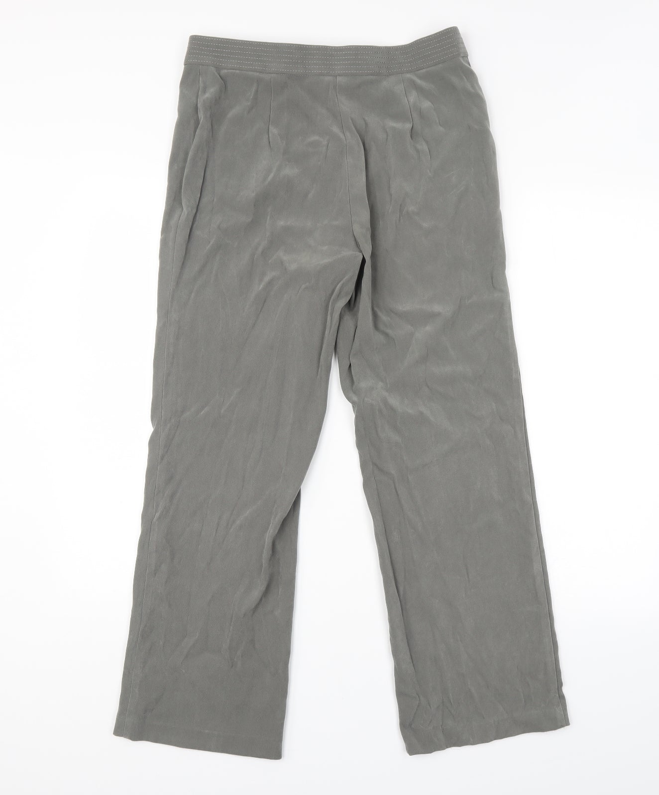 M&S Womens Green   Trousers  Size 12 L28 in