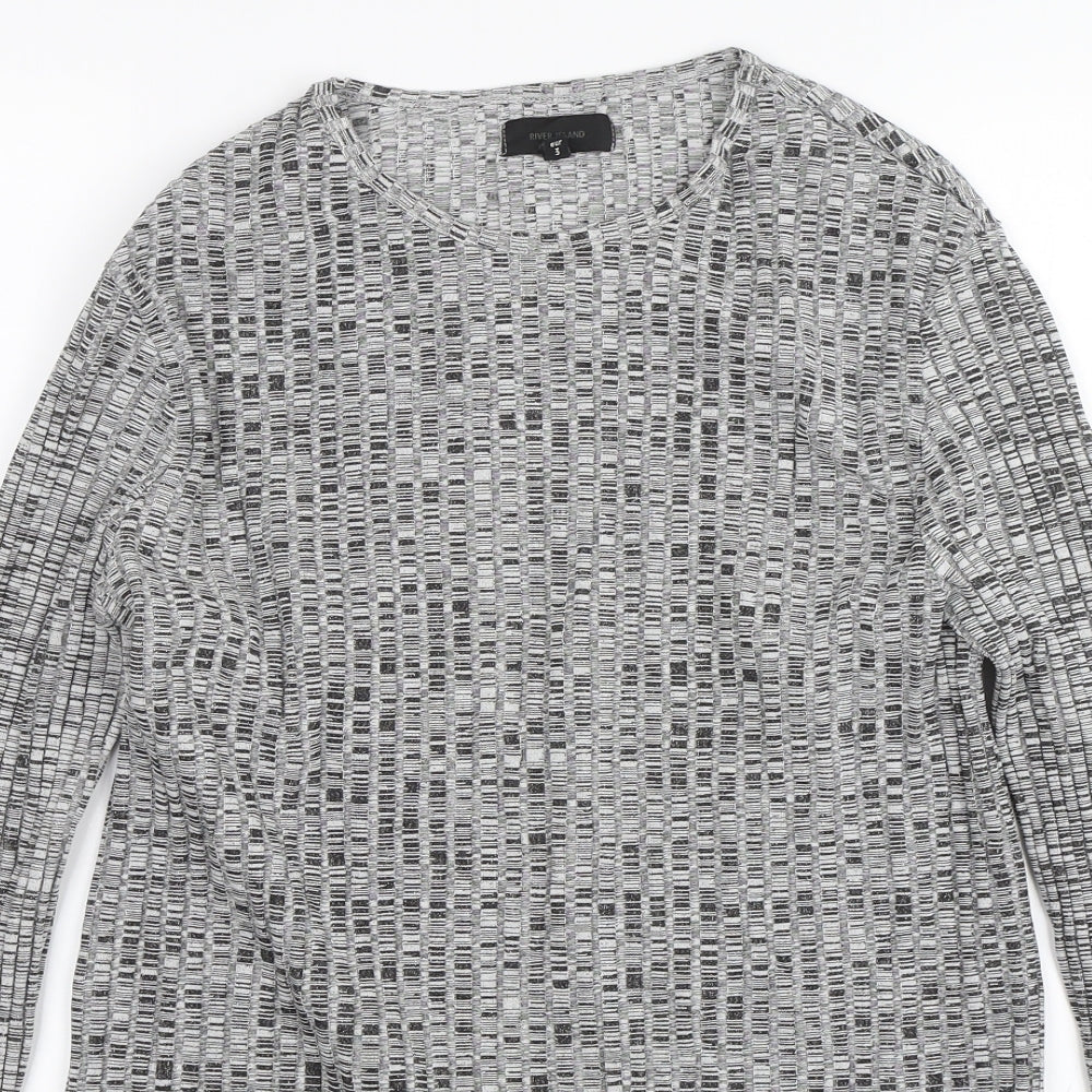 River Island Womens Grey   Pullover Jumper Size M