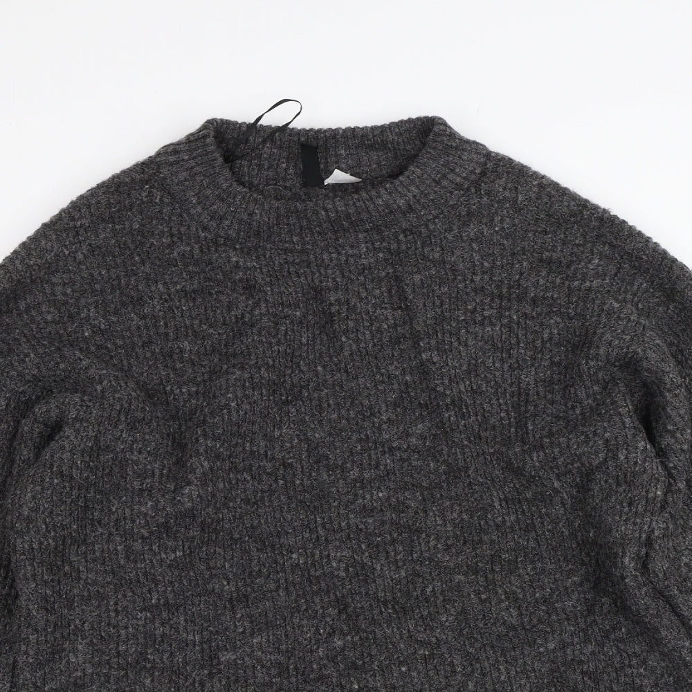 Divided Womens Grey   Pullover Jumper Size S