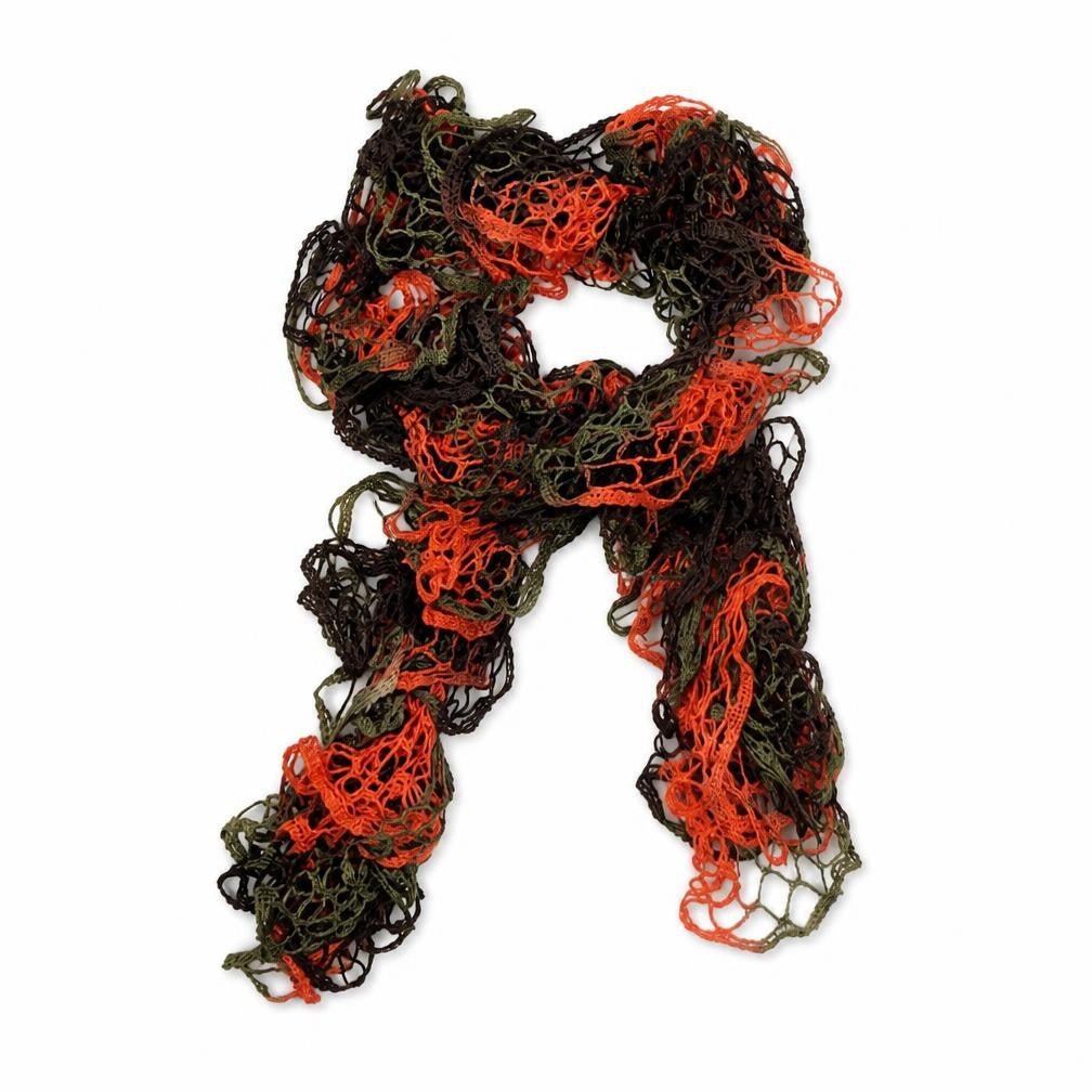 Preworn Unisex Orange   Scarf Scarves & Wraps One Size