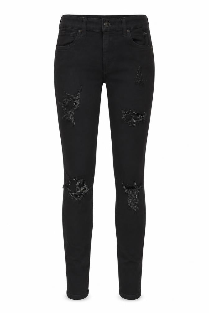 Topshop Womens Black   Skinny Jeans Size 26 in L28 in