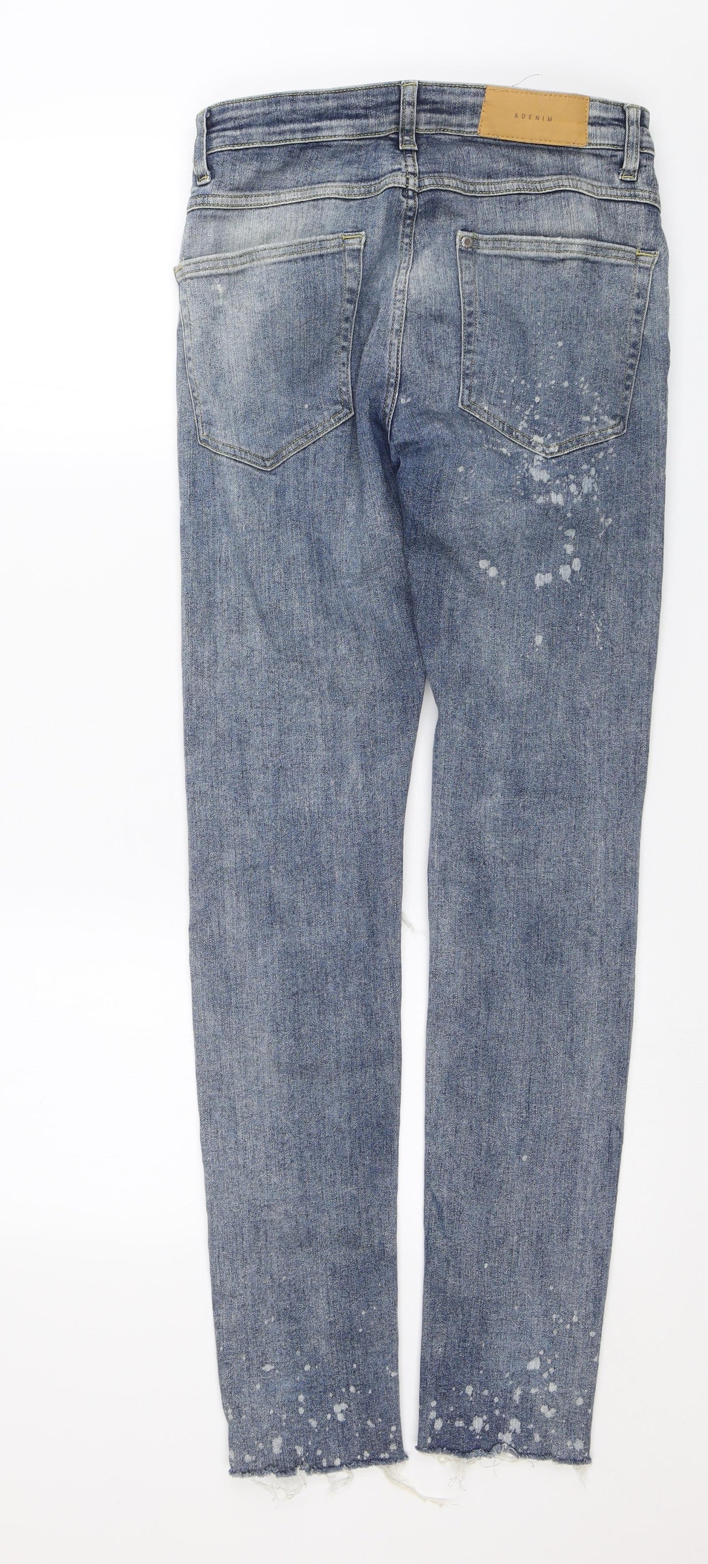 H&M Womens Blue   Skinny Jeans Size 28 in L30 in