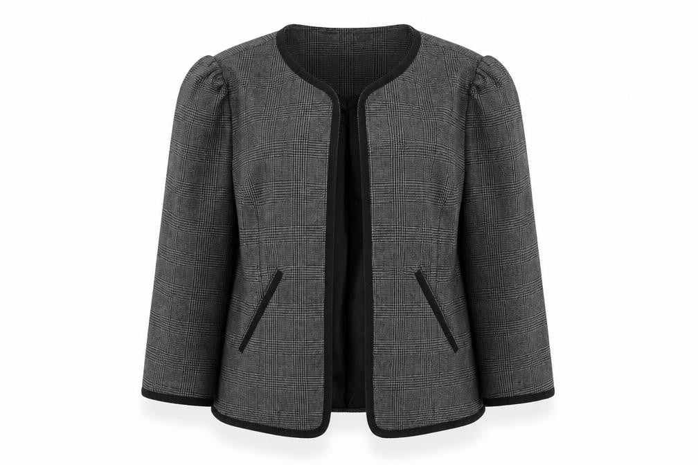 E-vie Womens Grey   Jacket  Size 12