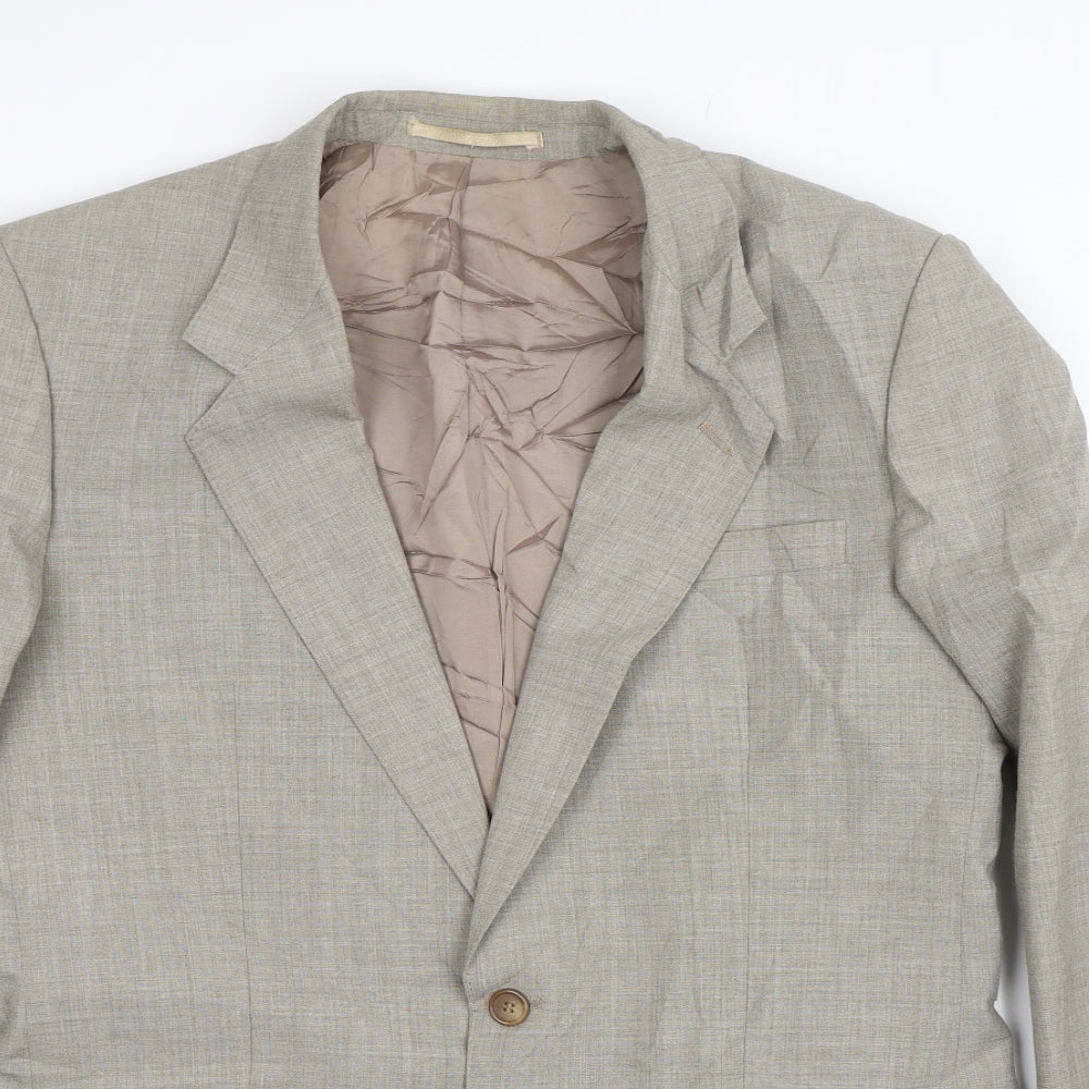 House of Fraser Mens Beige   Jacket Blazer Size 40