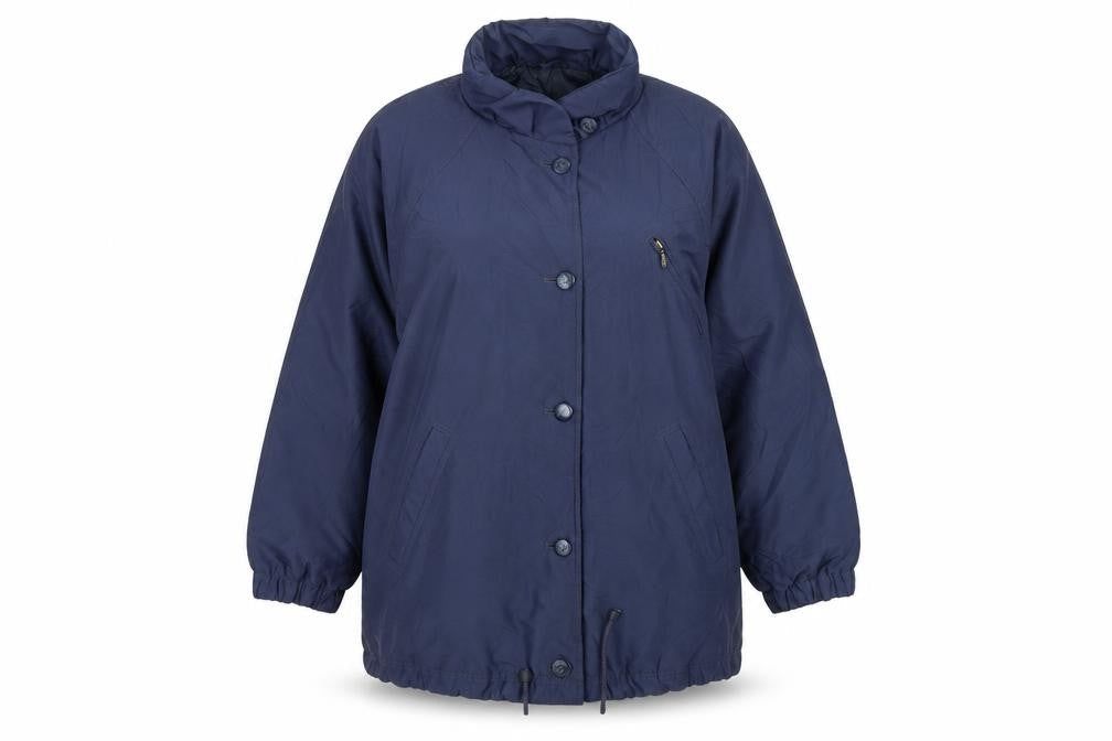 St Michael Womens Blue Overcoat Jacket Size 16