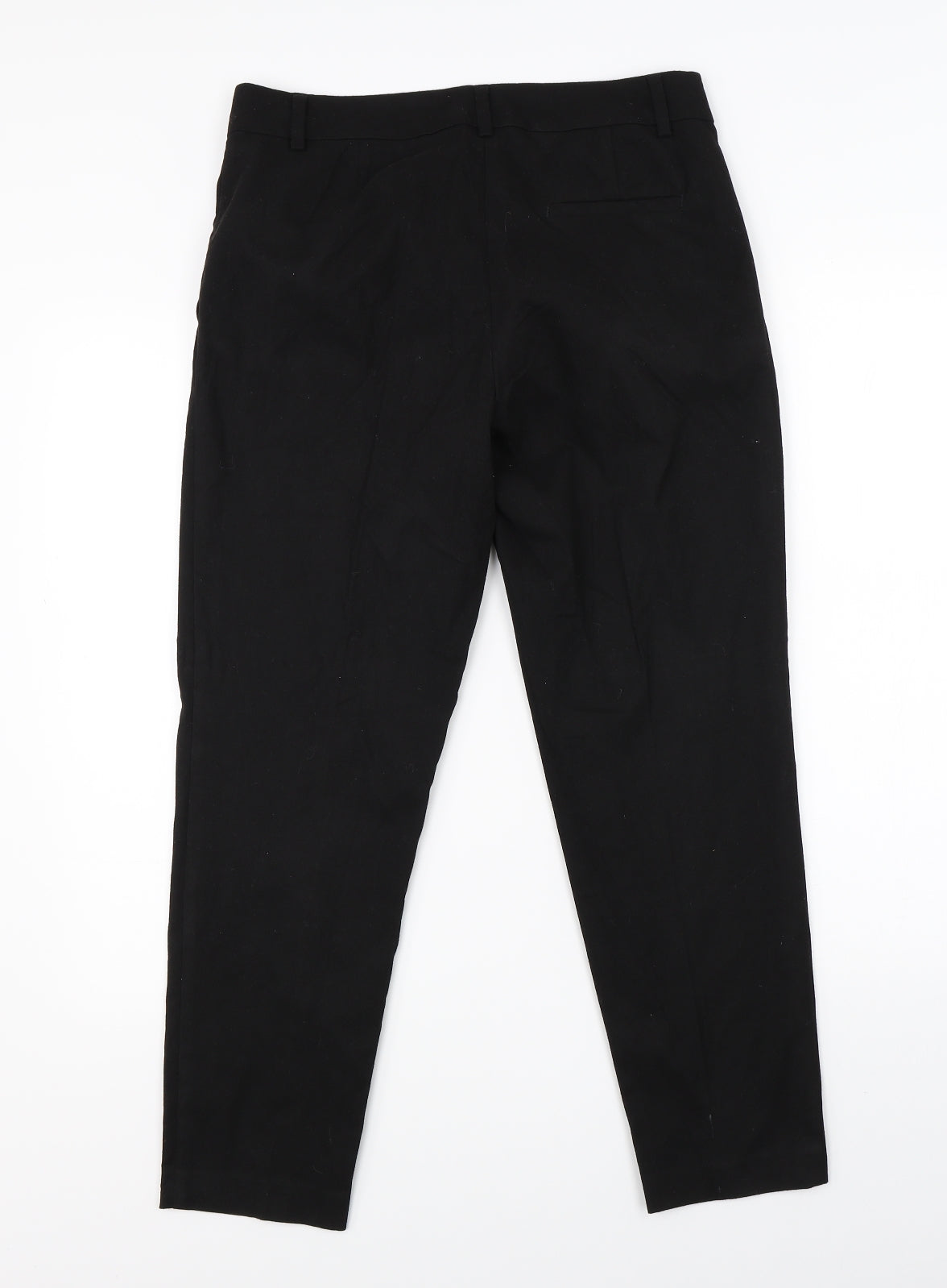 Preworn Womens Black   Dress Pants Trousers Size 10 L25 in