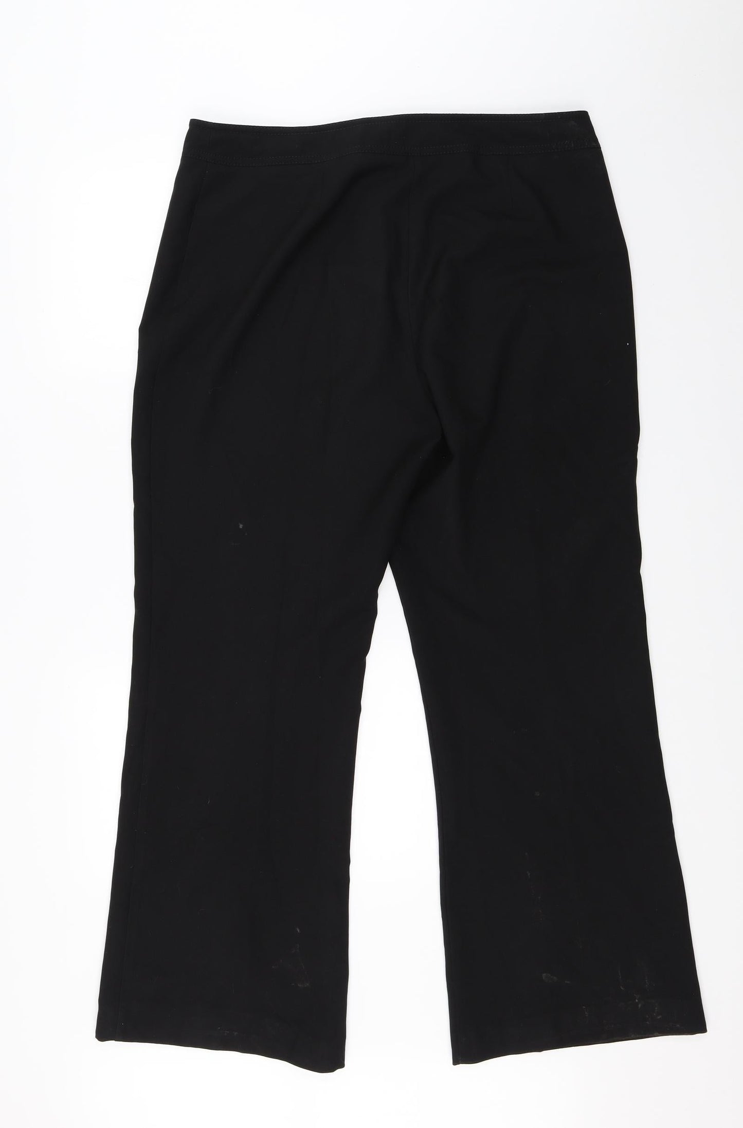 M&Co Womens Black   Dress Pants Trousers Size 16 L27 in