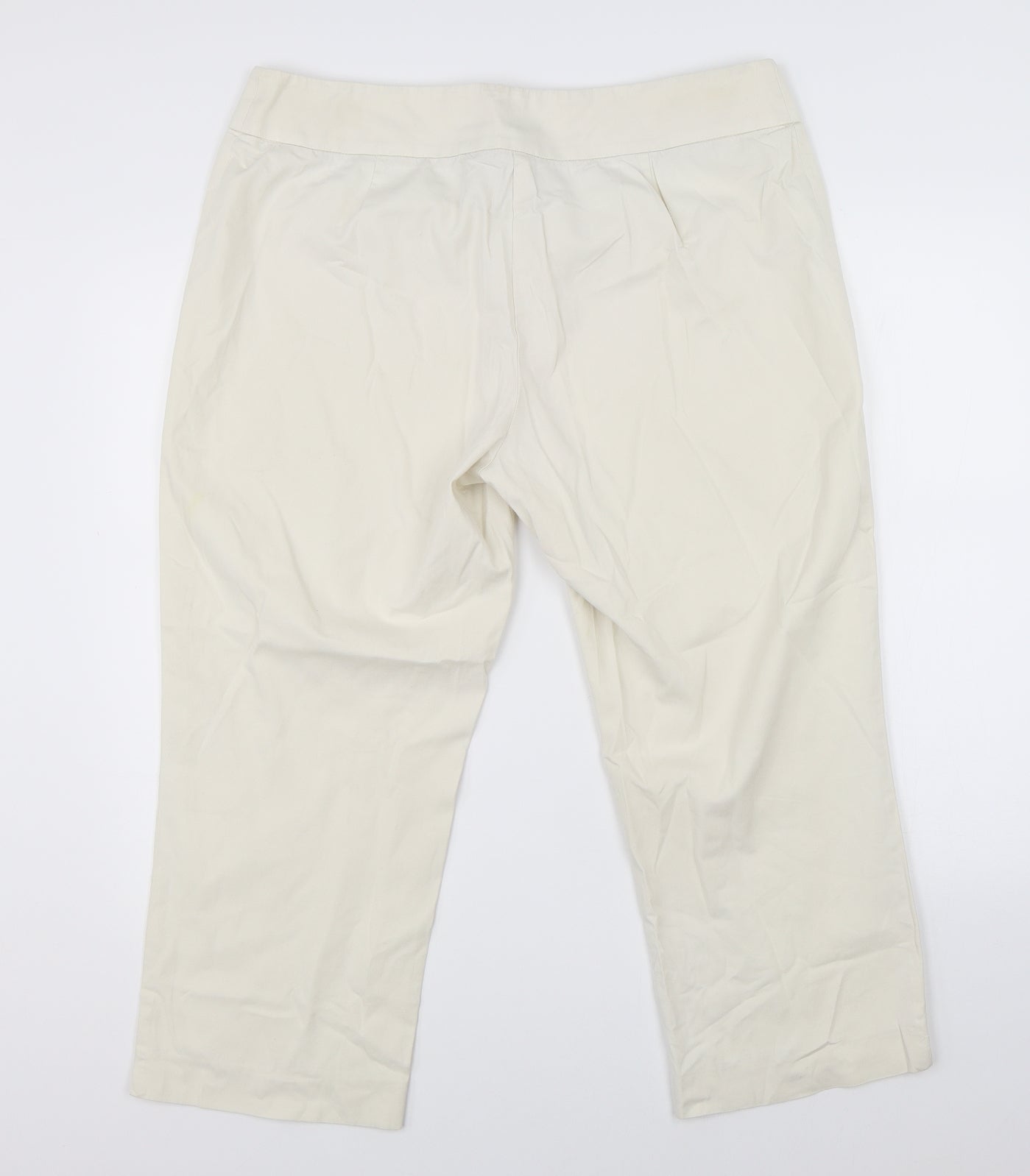 Preworn Womens Beige   Trousers  Size 38 in L23 in